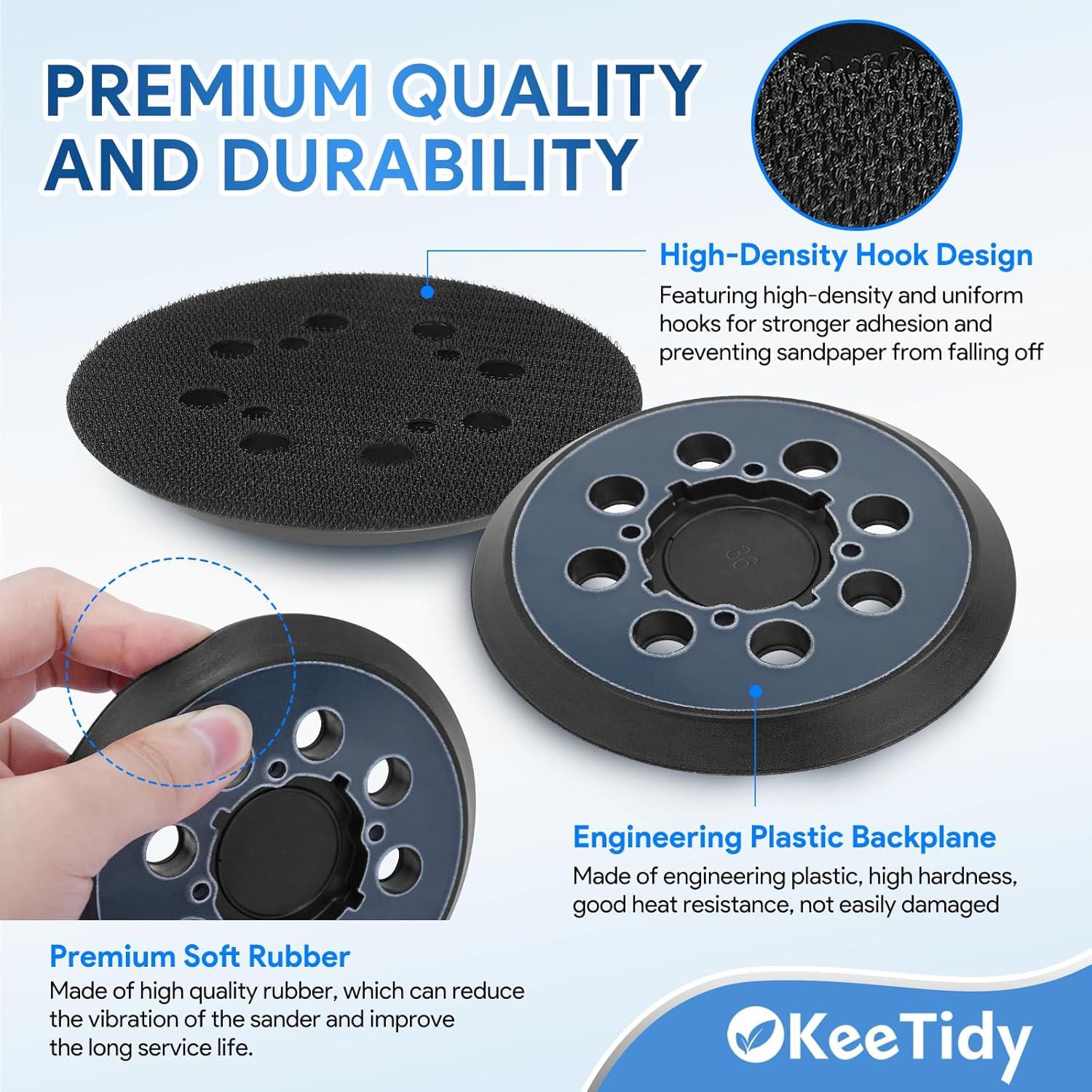 Almohadilla de Lijado 5" KeeTidy para DeWalt DWE6421 DWE6423