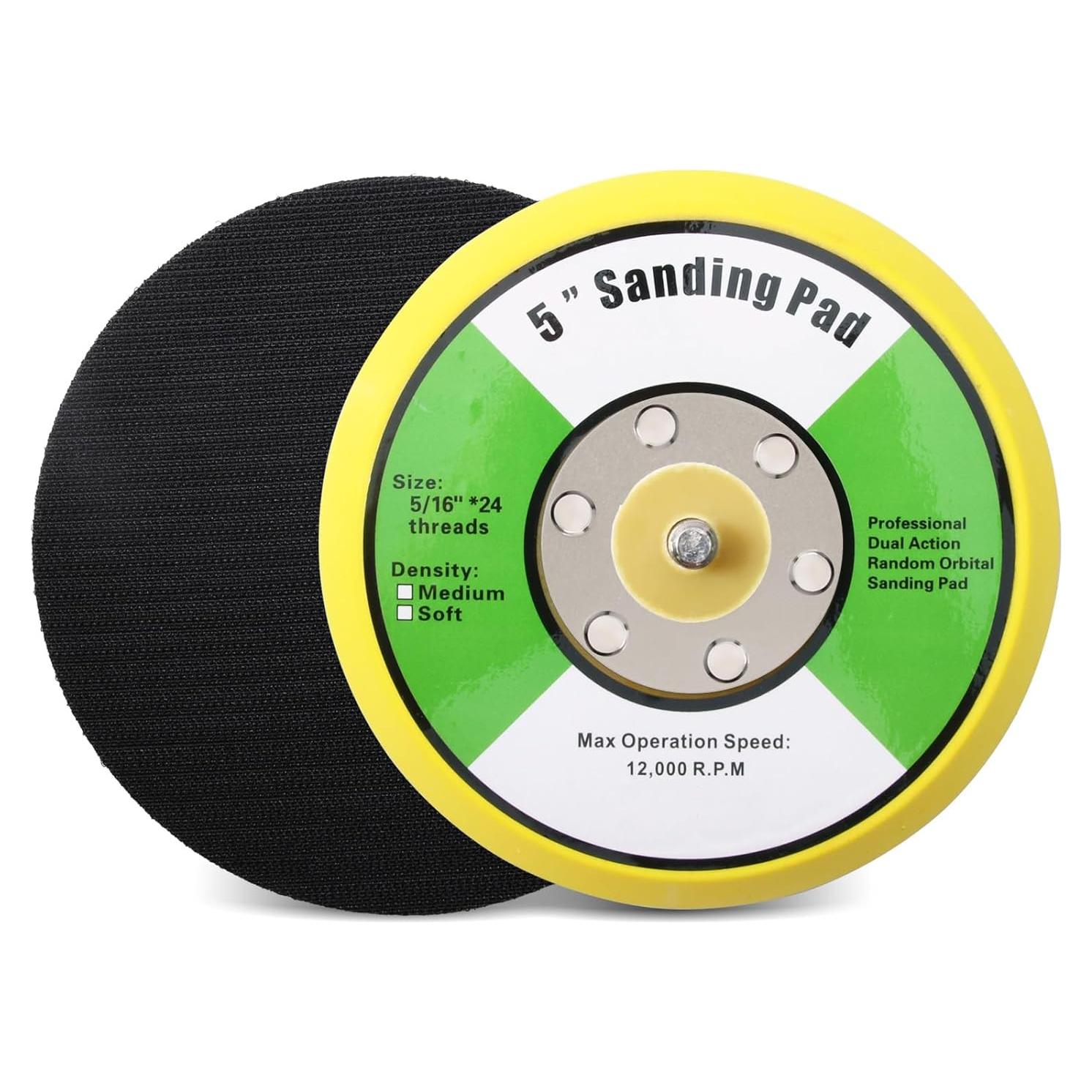Pad de Respaldo Flexible 5" Shiningeyes con Gancho y Bucle