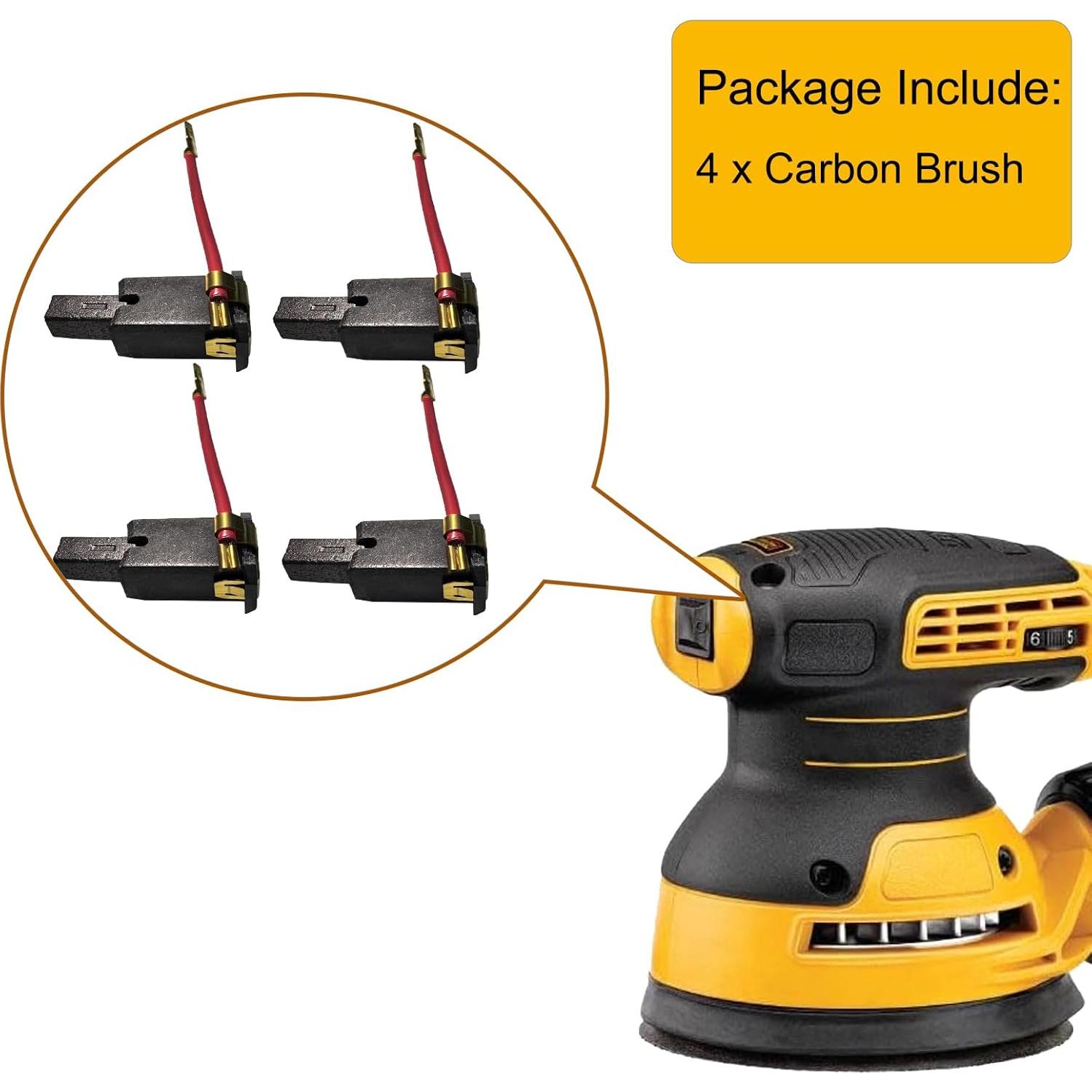 4 Piezas Conjunto de Caja de Cepillos DeWalt N292059