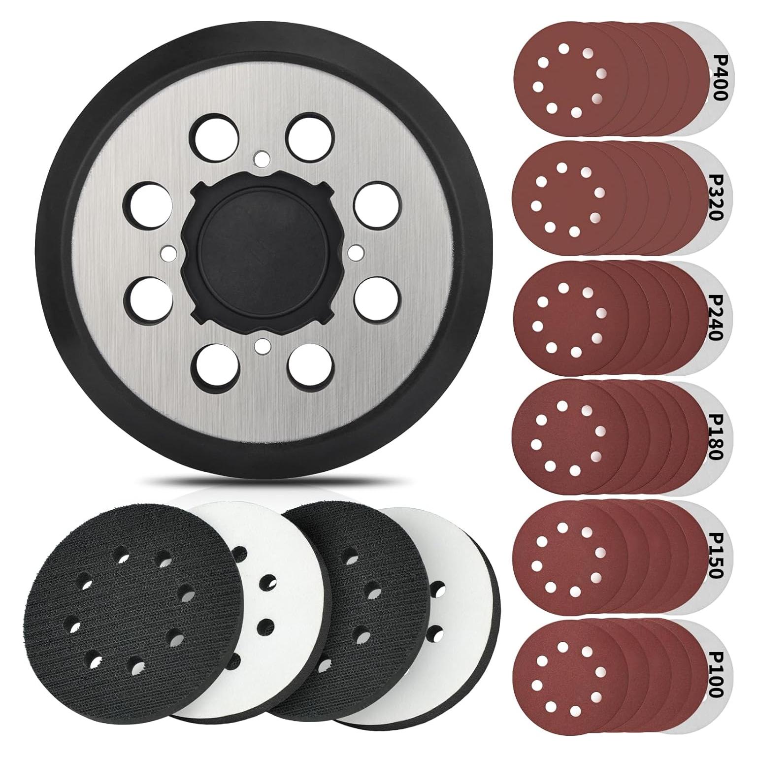 Almohadilla de Lijadora Orbital DeWalt 5" con 36 Discos