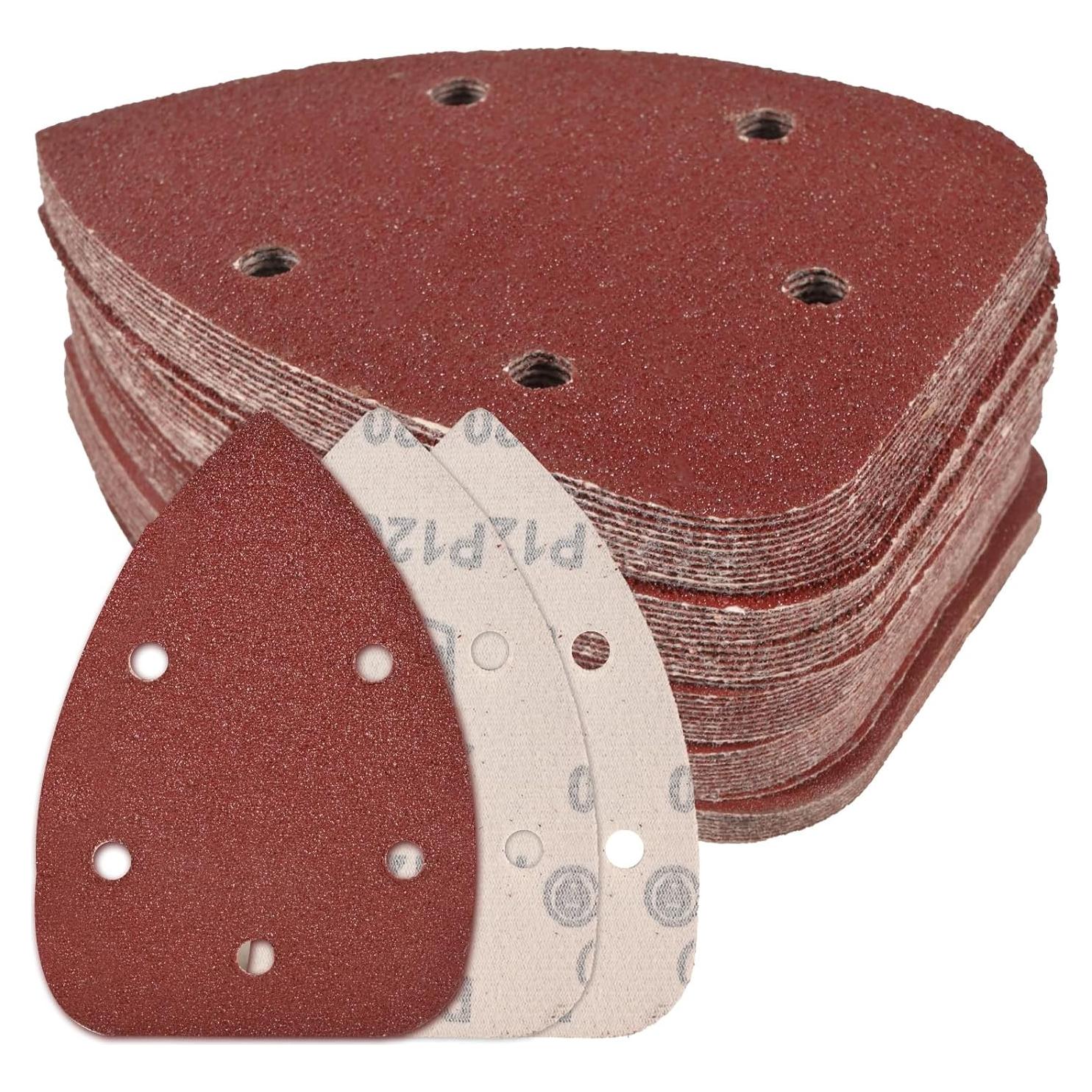 55 Piezas Papel de Lija para Lijadora Detalle Mouse Ocasar