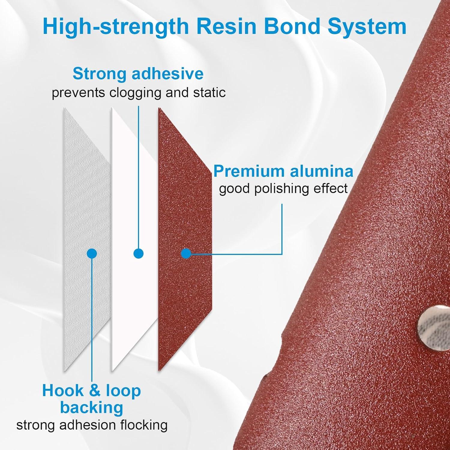 55 Piezas Papel de Lija para Lijadora Detalle Mouse Ocasar