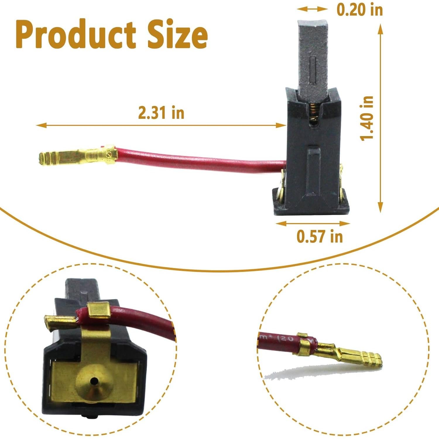Conjunto de Caja de Cepillo de Carbono Dewalt N292059 N421468