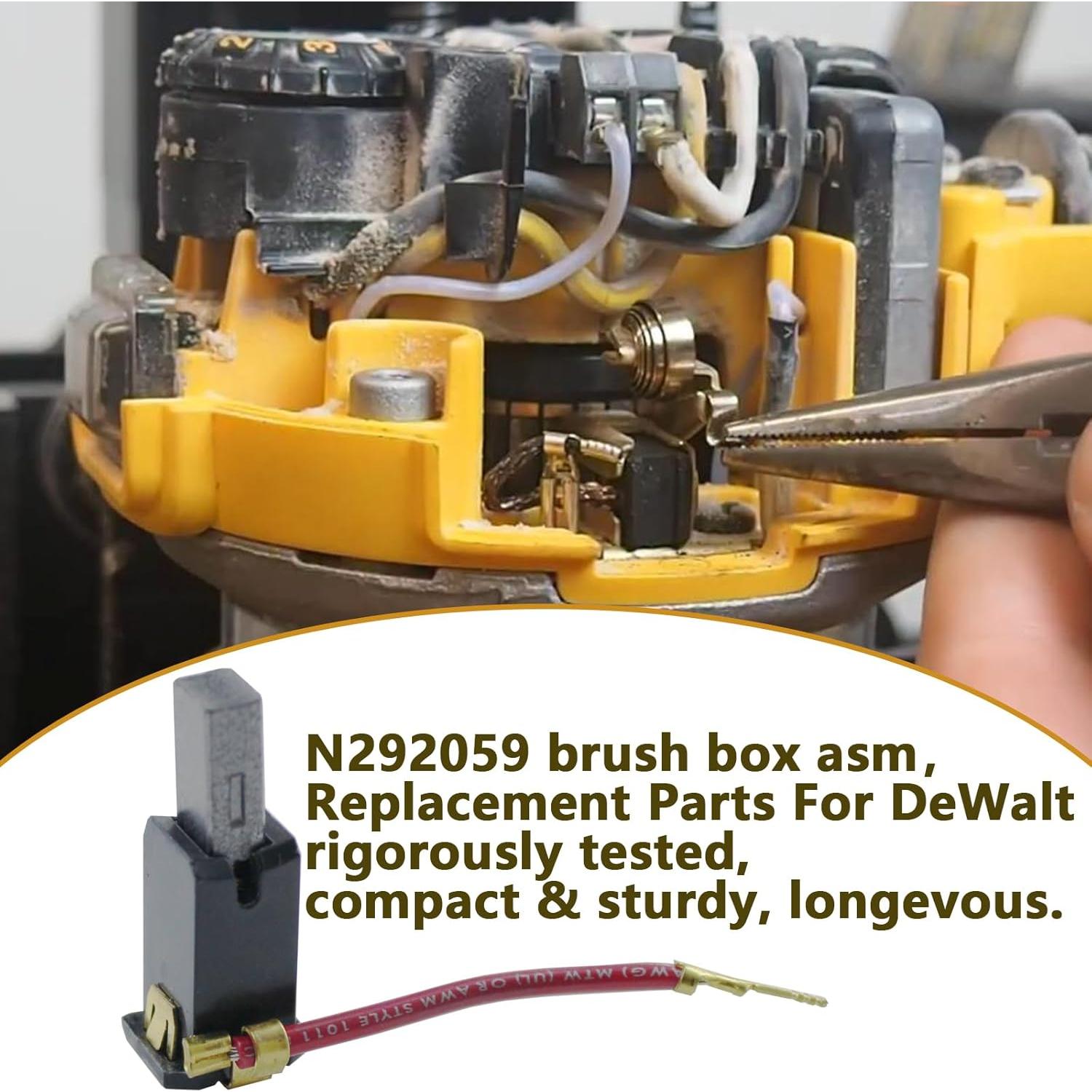 Conjunto de Caja de Cepillo de Carbono Dewalt N292059 N421468