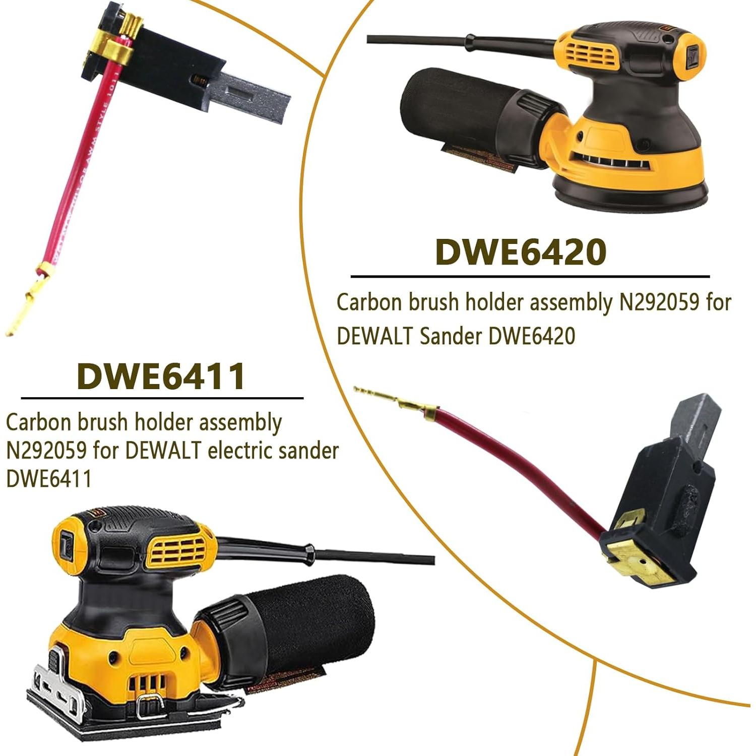 Conjunto de Caja de Cepillo de Carbono Dewalt N292059 N421468