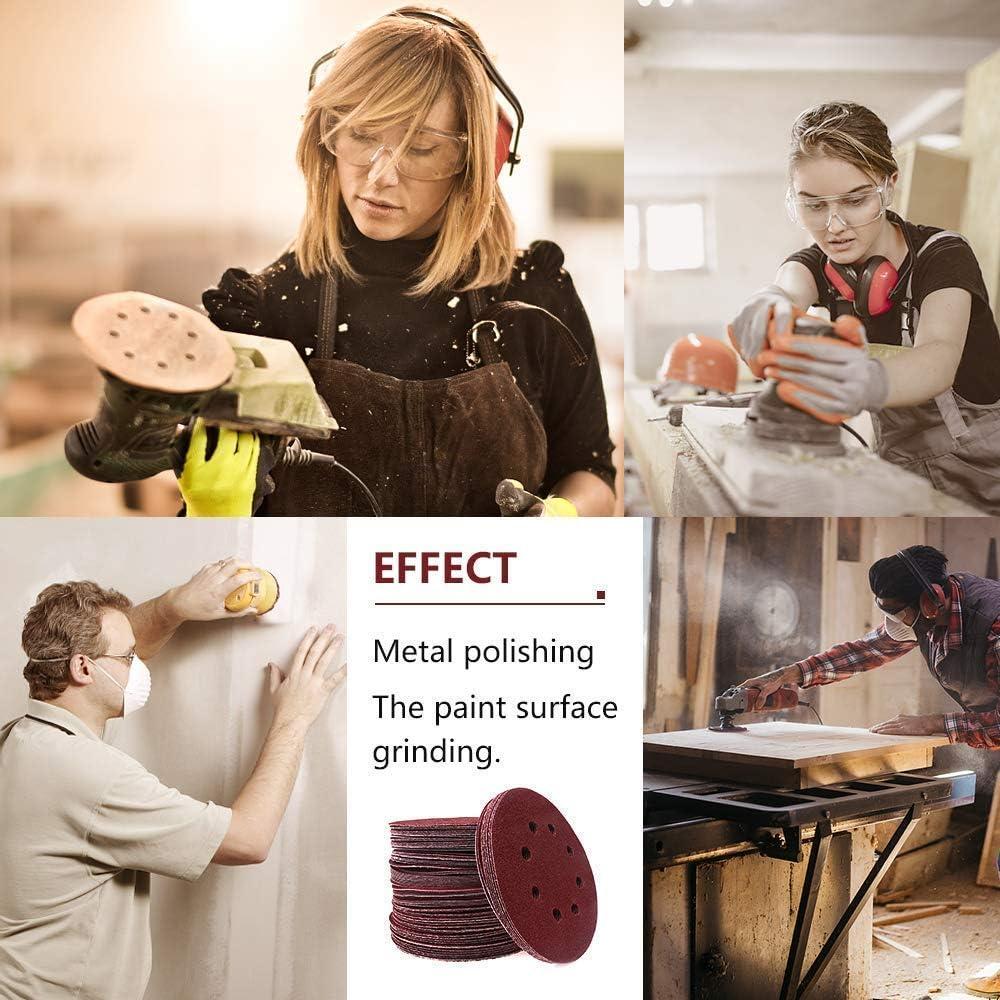 Kit de Discos de Lijado 80 Piezas 5" Grano Mezclado JYC