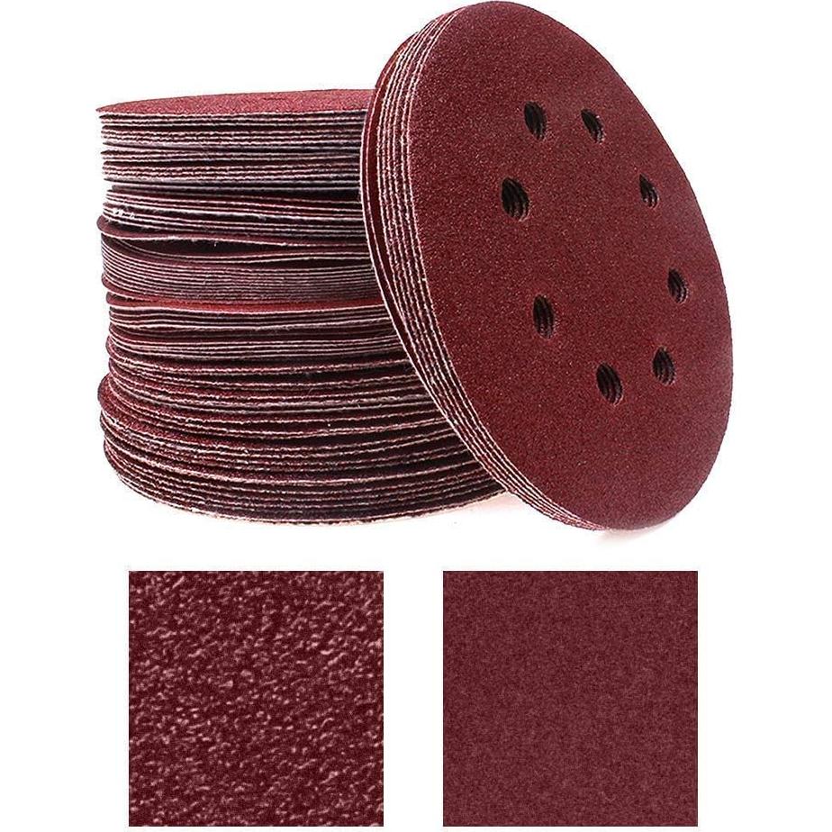 Kit de Discos de Lijado 80 Piezas 5" Grano Mezclado JYC