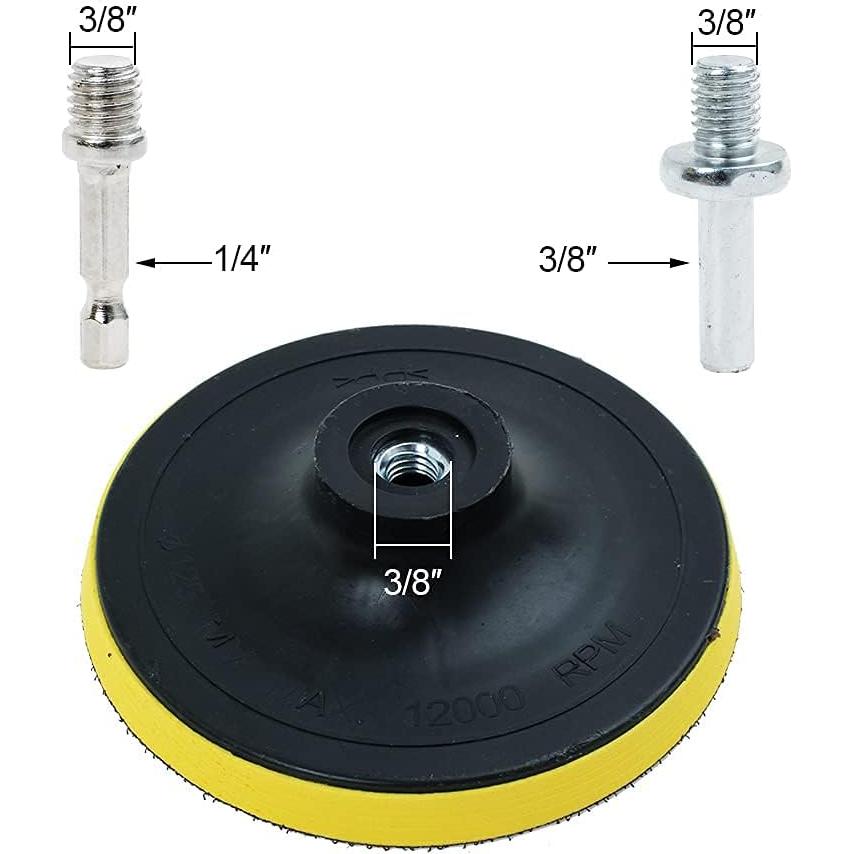 Kit de Discos de Lijado 80 Piezas 5" Grano Mezclado JYC