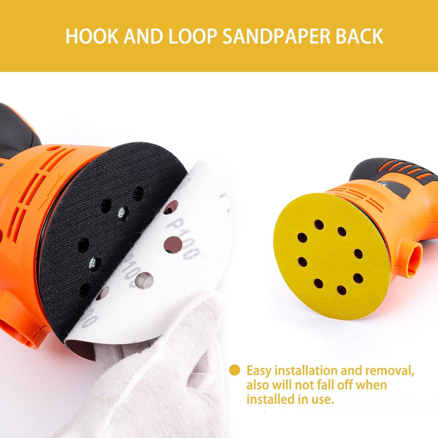 Juego de Discos de Lijado 150PCS YEHBS 12.7cm 7 Granos