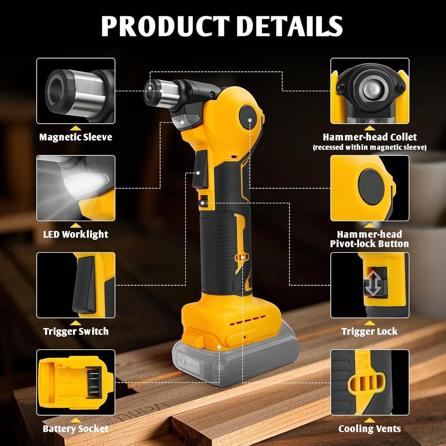 Clavadora de Palma Inalámbrica Dewalt 20V 14000 RPM Sin Batería