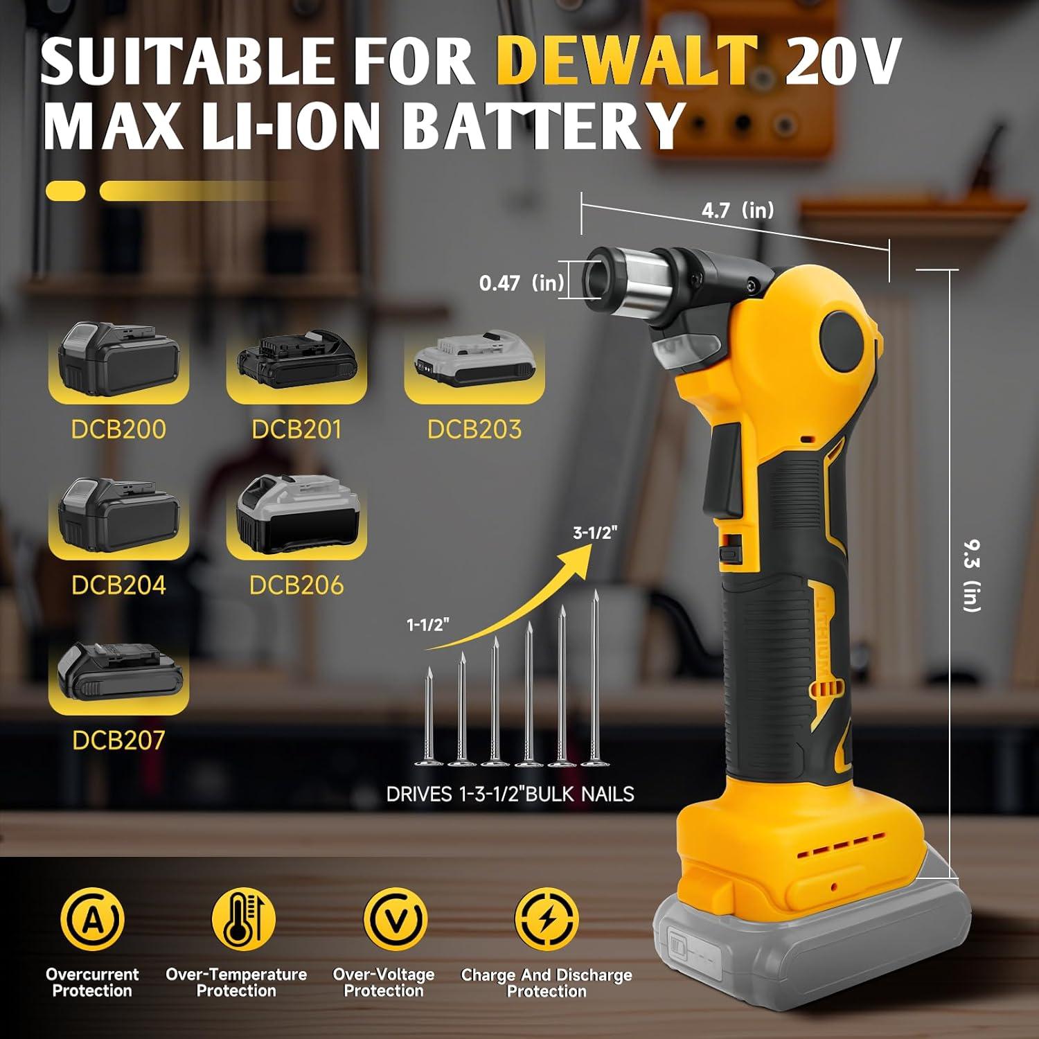 Clavadora de Palma Inalámbrica Dewalt 20V 14000 RPM Sin Batería