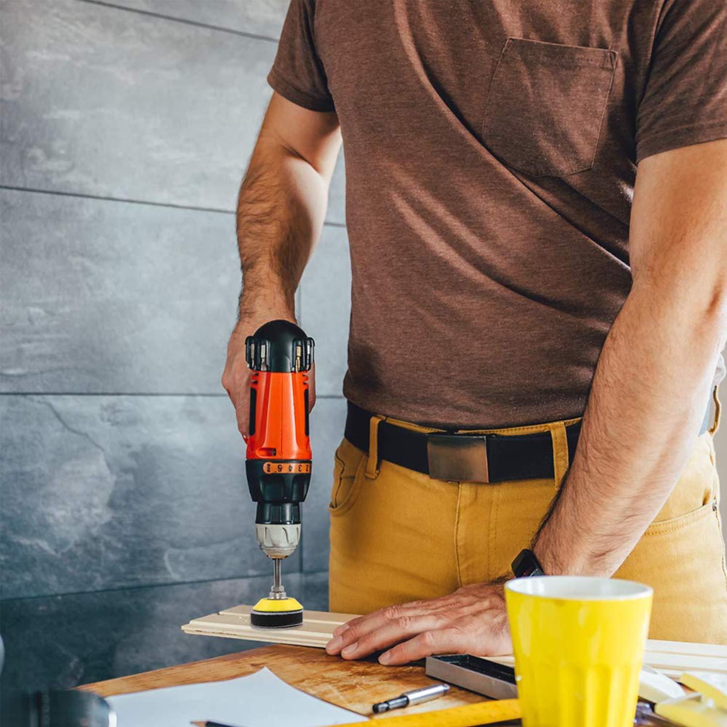 Kit de Discos de Lijado 300pcs HongWay 50mm Grano 60-3000