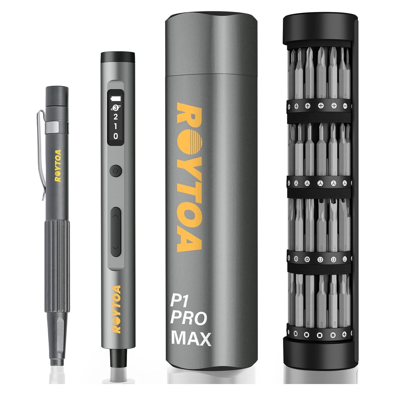 Juego de Destornilladores Eléctricos ROYTOA P1 PRO MAX 80-en-1