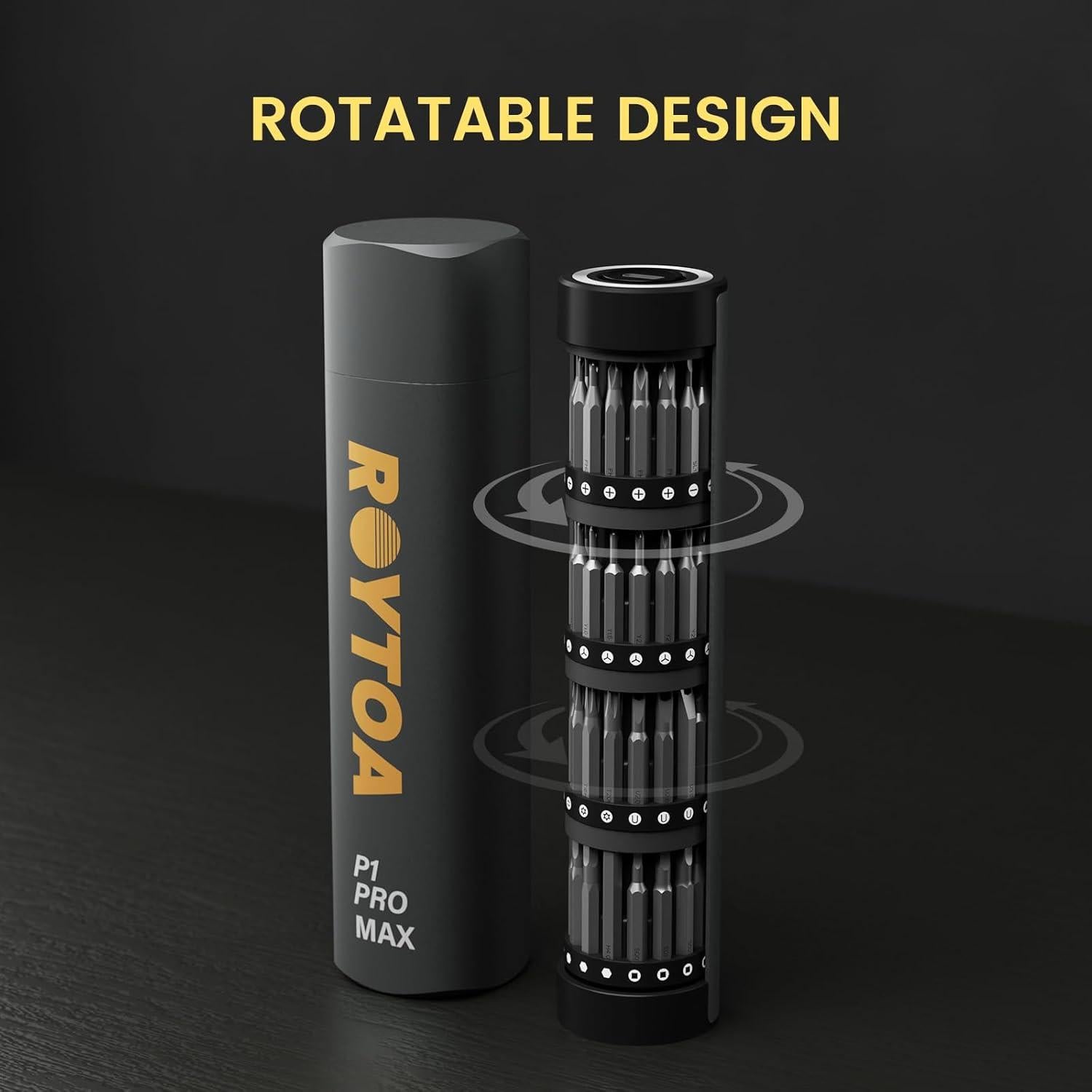 Juego de Destornilladores Eléctricos ROYTOA P1 PRO MAX 80-en-1