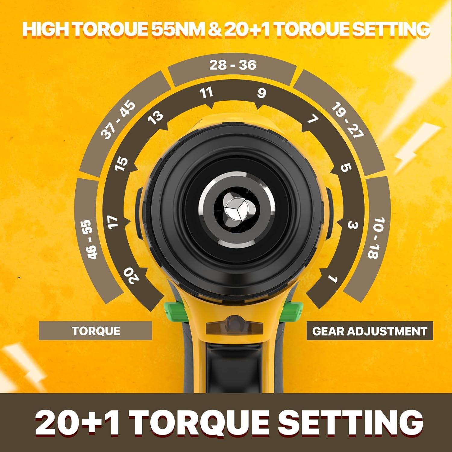 Taladro Inalámbrico 12V DEGLASERS con Batería y Cargador