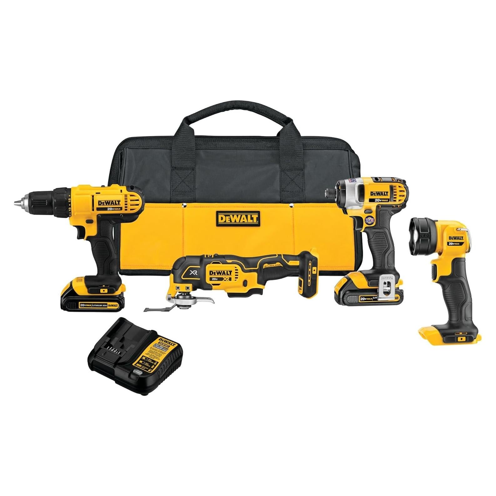 Kit de Herramientas Inalámbricas DEWALT 20V MAX DCK444C2