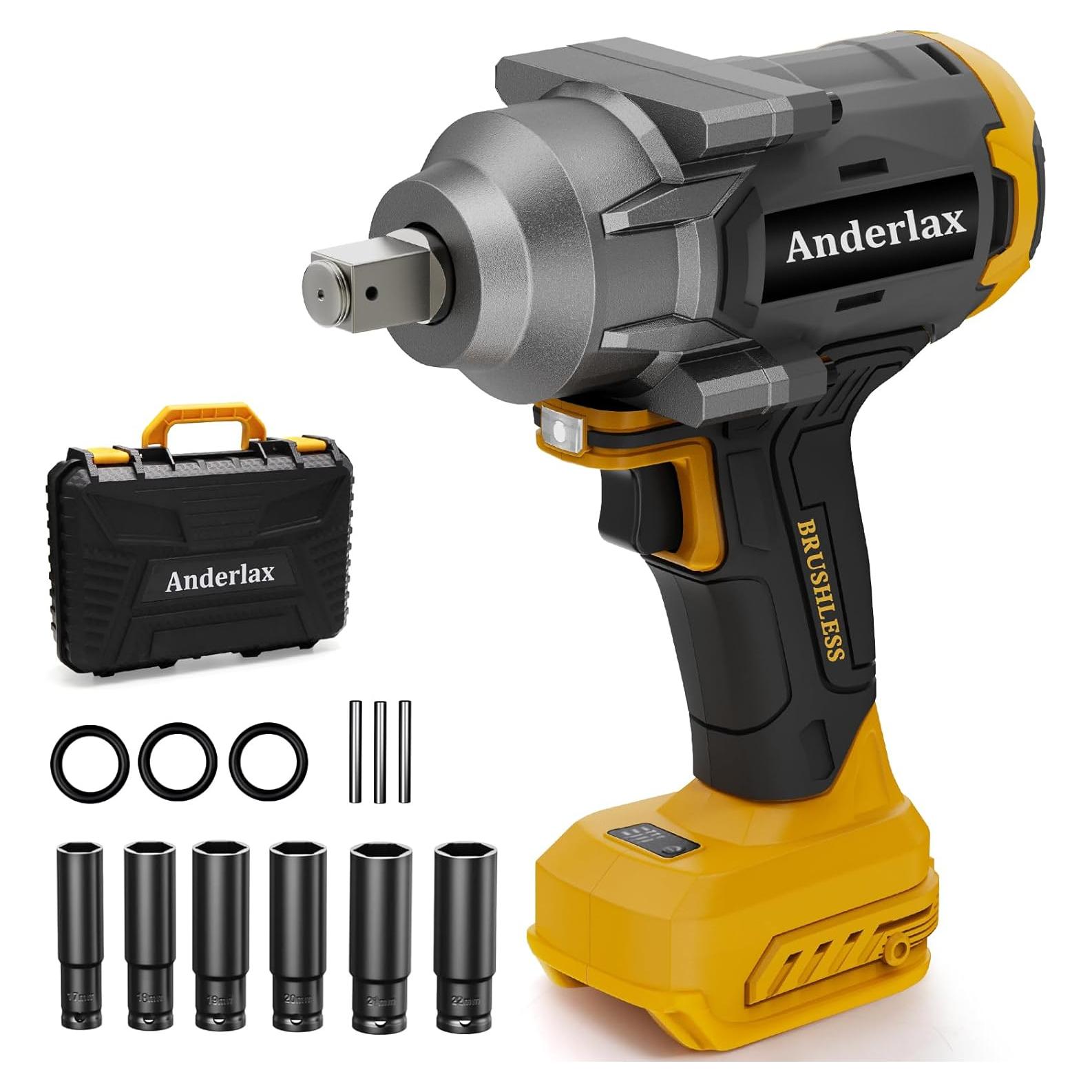 Llave de impacto inalámbrica Dewalt 1/2" 1200N.m 2400RPM