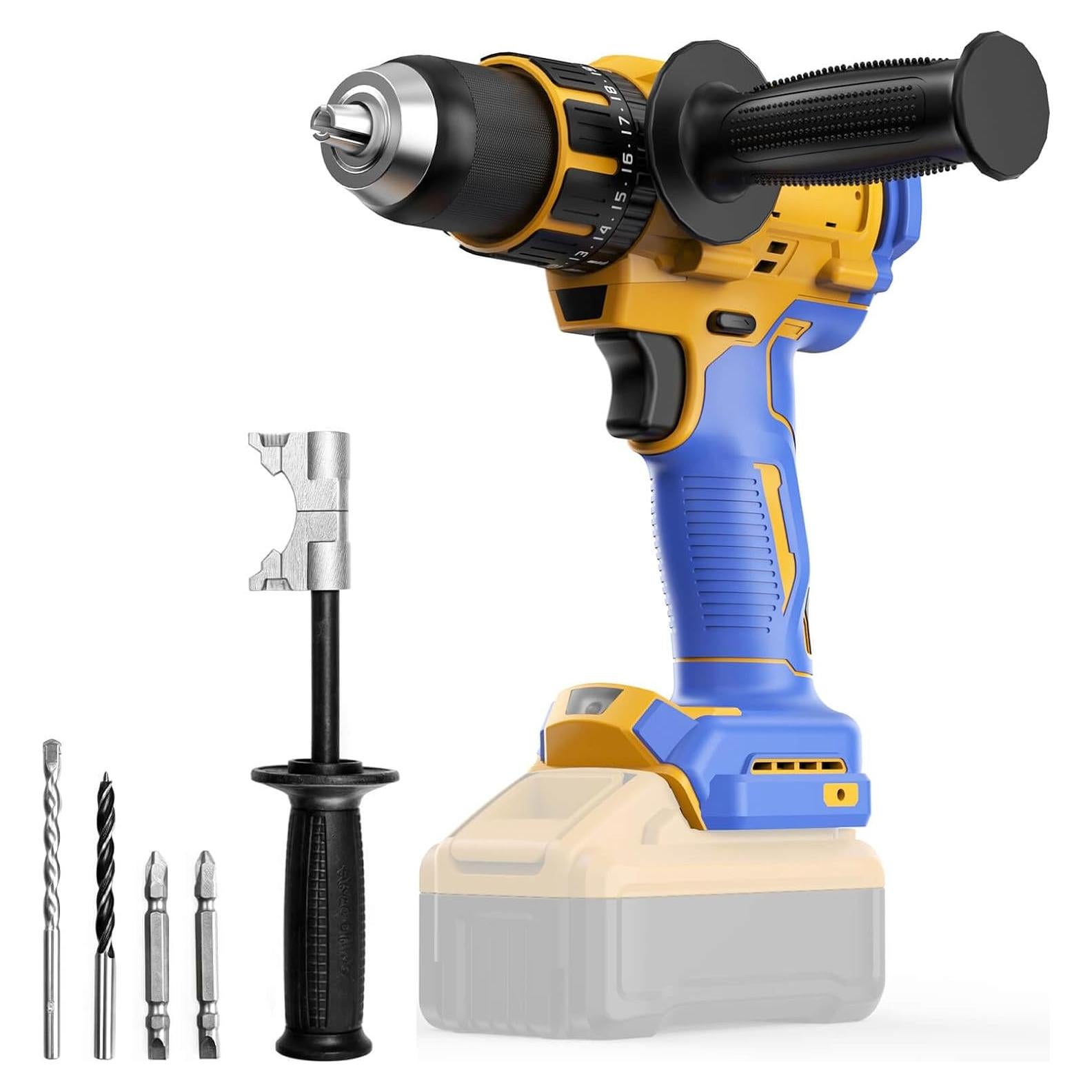 Taladro de Percusión Inalámbrico Bandeiman 20V Max Sin Escobillas