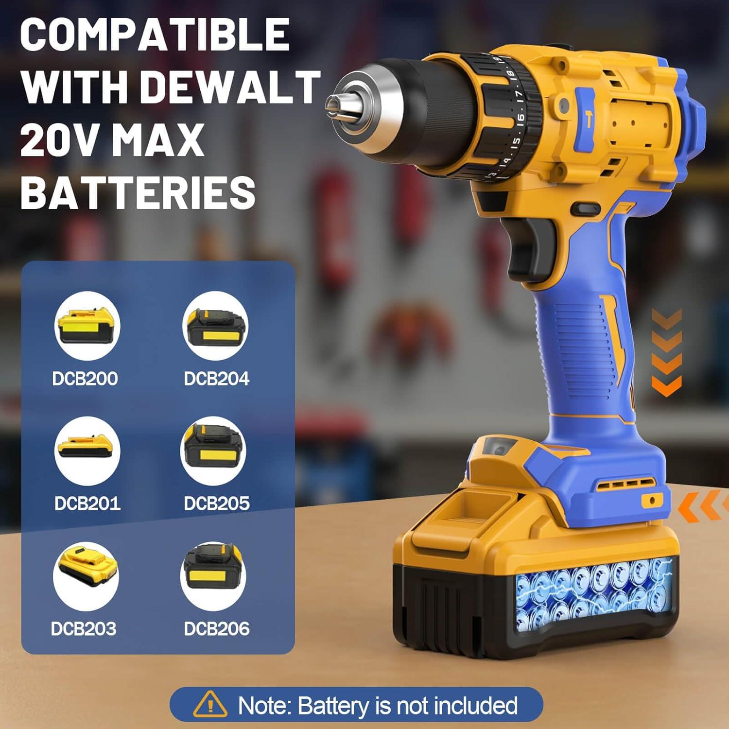 Taladro de Percusión Inalámbrico Bandeiman 20V Max Sin Escobillas