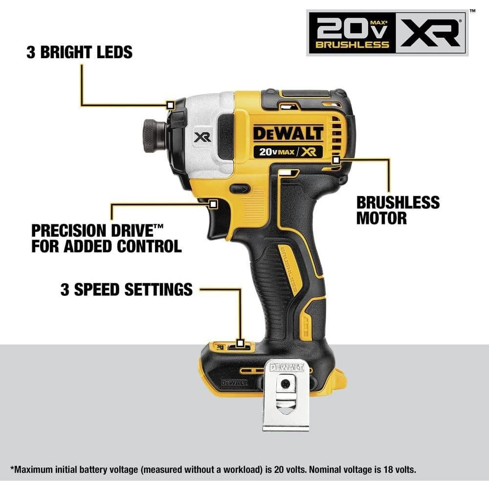 Kit de Herramientas Eléctricas DEWALT 20V MAX XR 4 en 1