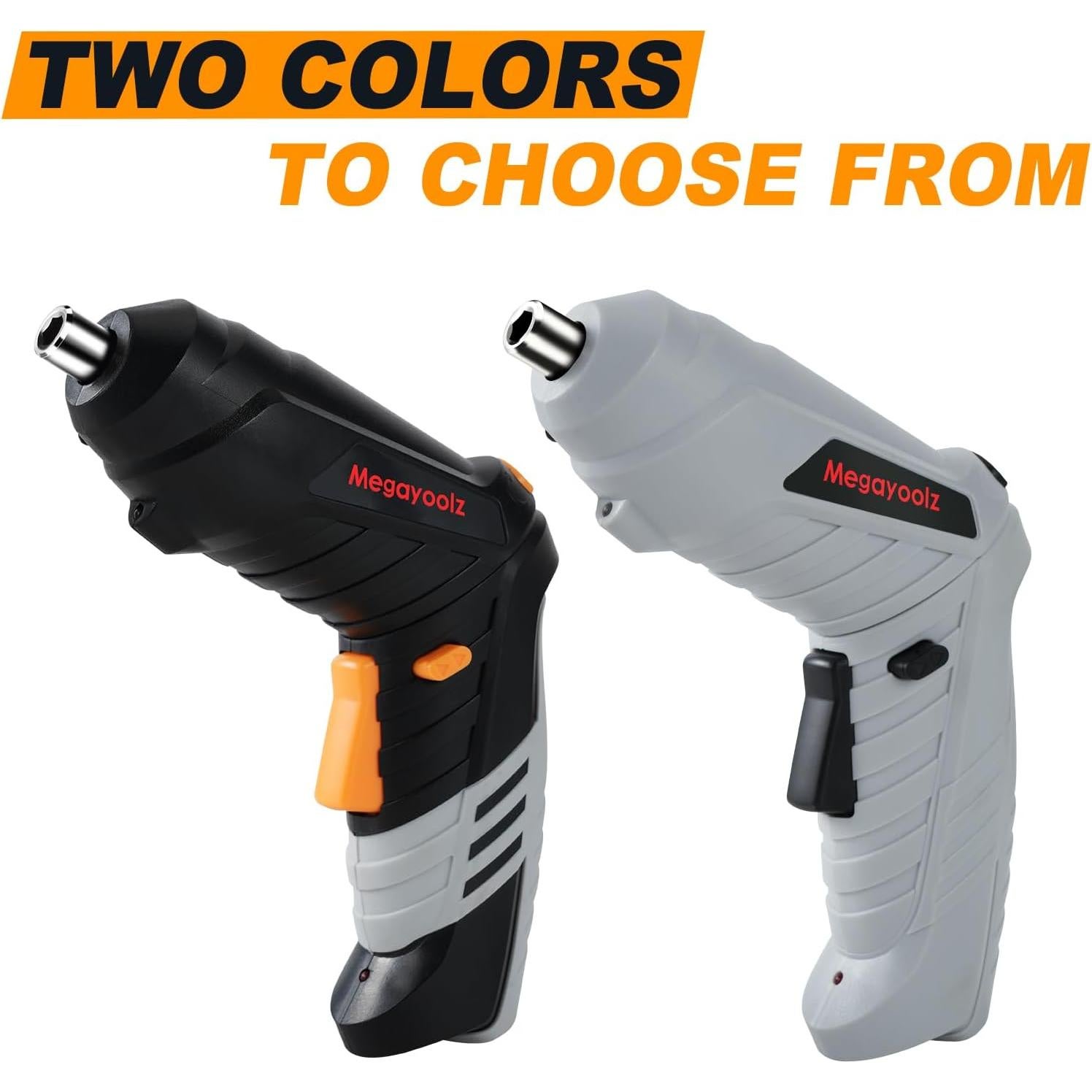 Destornillador Eléctrico Inalámbrico Megarooz con 47 Accesorios