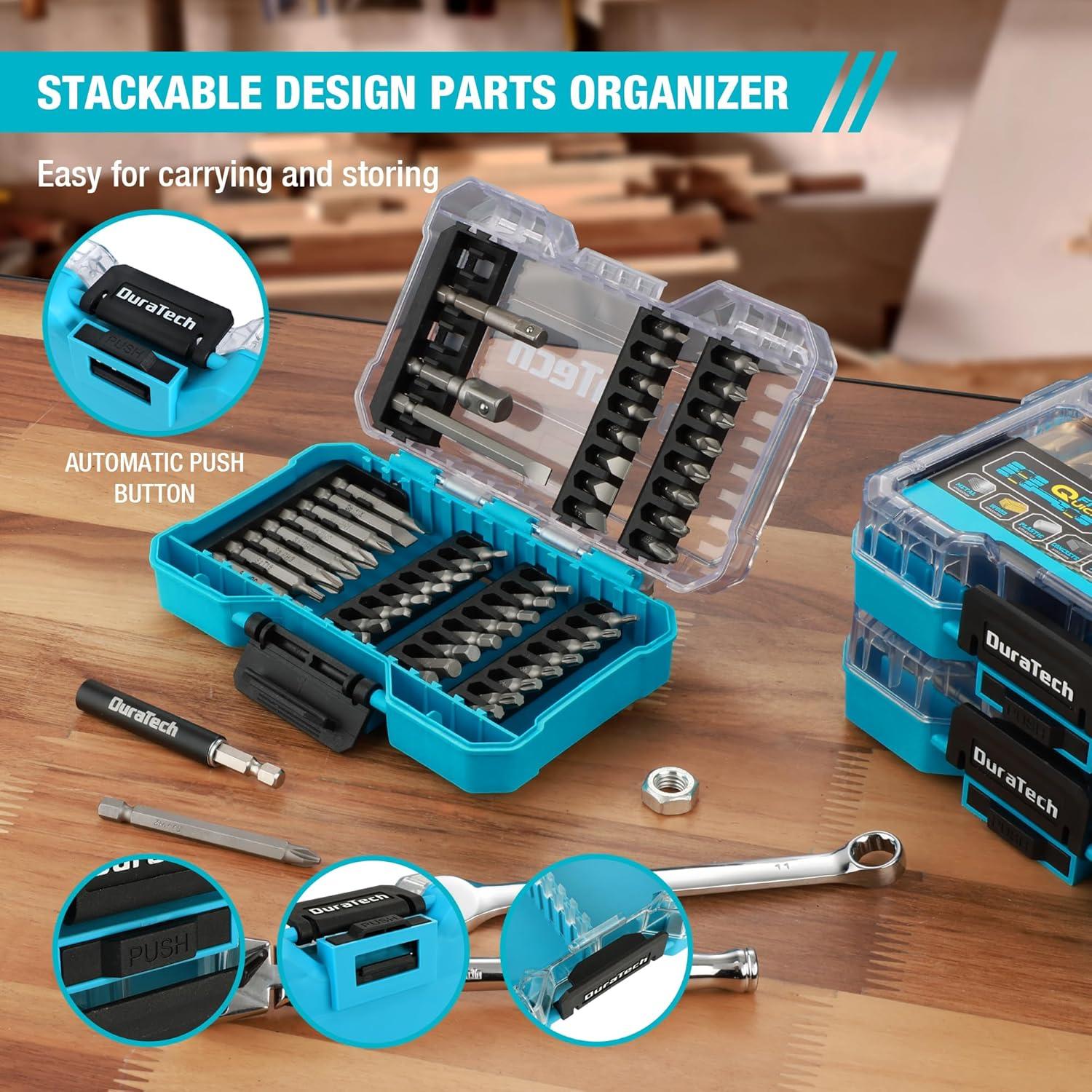 Juego de 53 Piezas de Puntas de Destornillador DURATECH