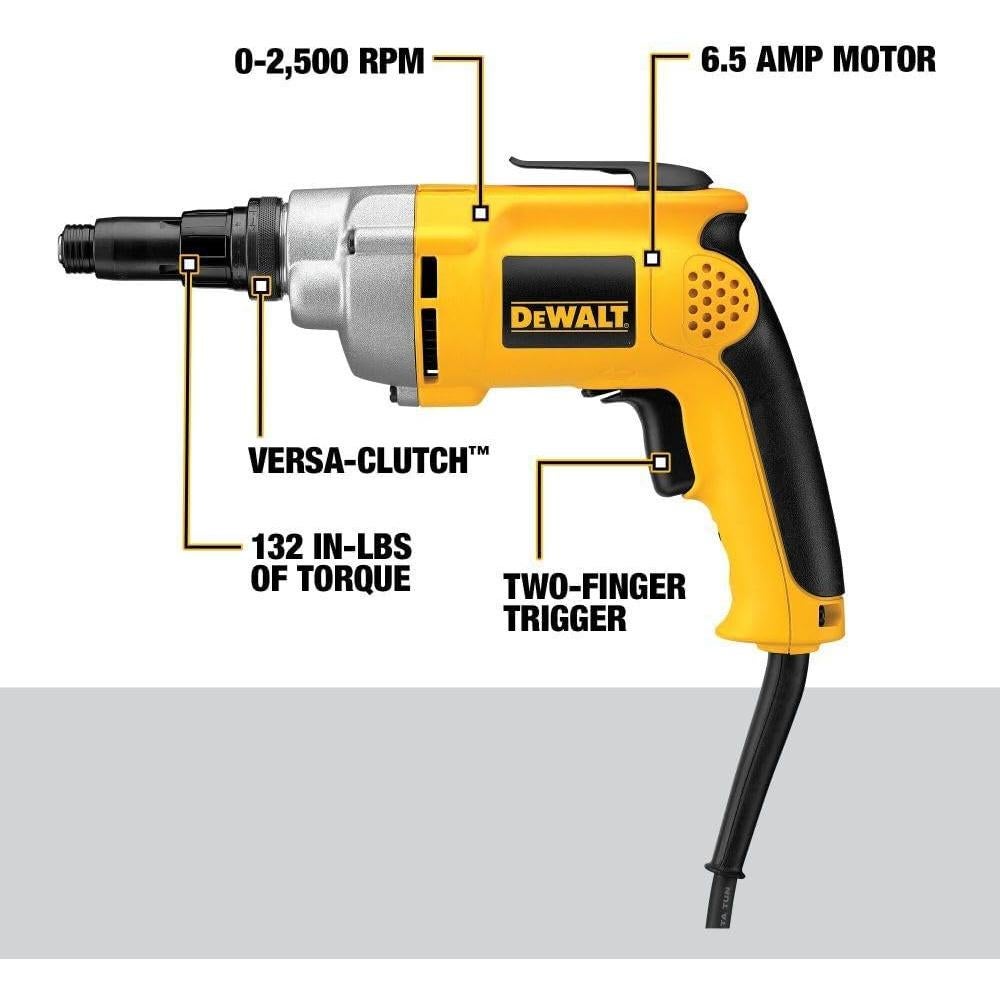 Pistola de Tornillos DEWALT DW268 6.5A 2500 RPM VSR