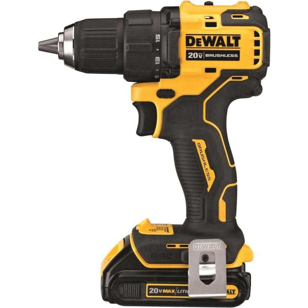 Taladro Atornillador Inalámbrico DEWALT 20V Compacto DCD708C2