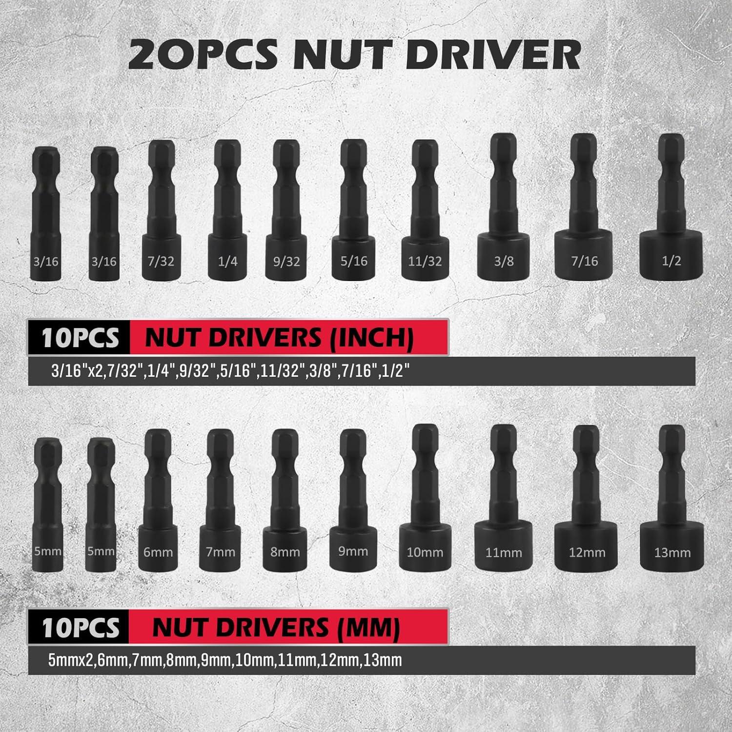 Juego de Puntas de Destornillador SEDY 260 Piezas CR-V