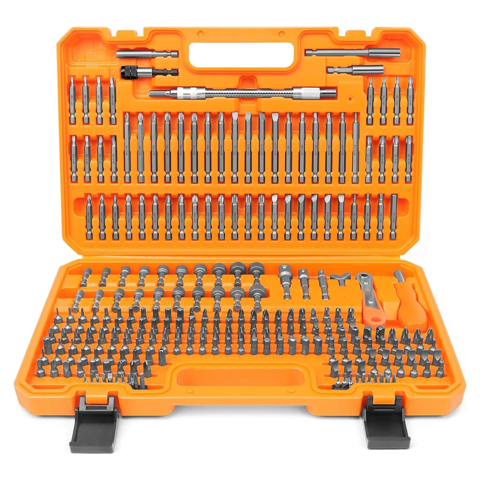 Conjunto de Puntas de Destornillador Amartisan 258 Piezas CR-V