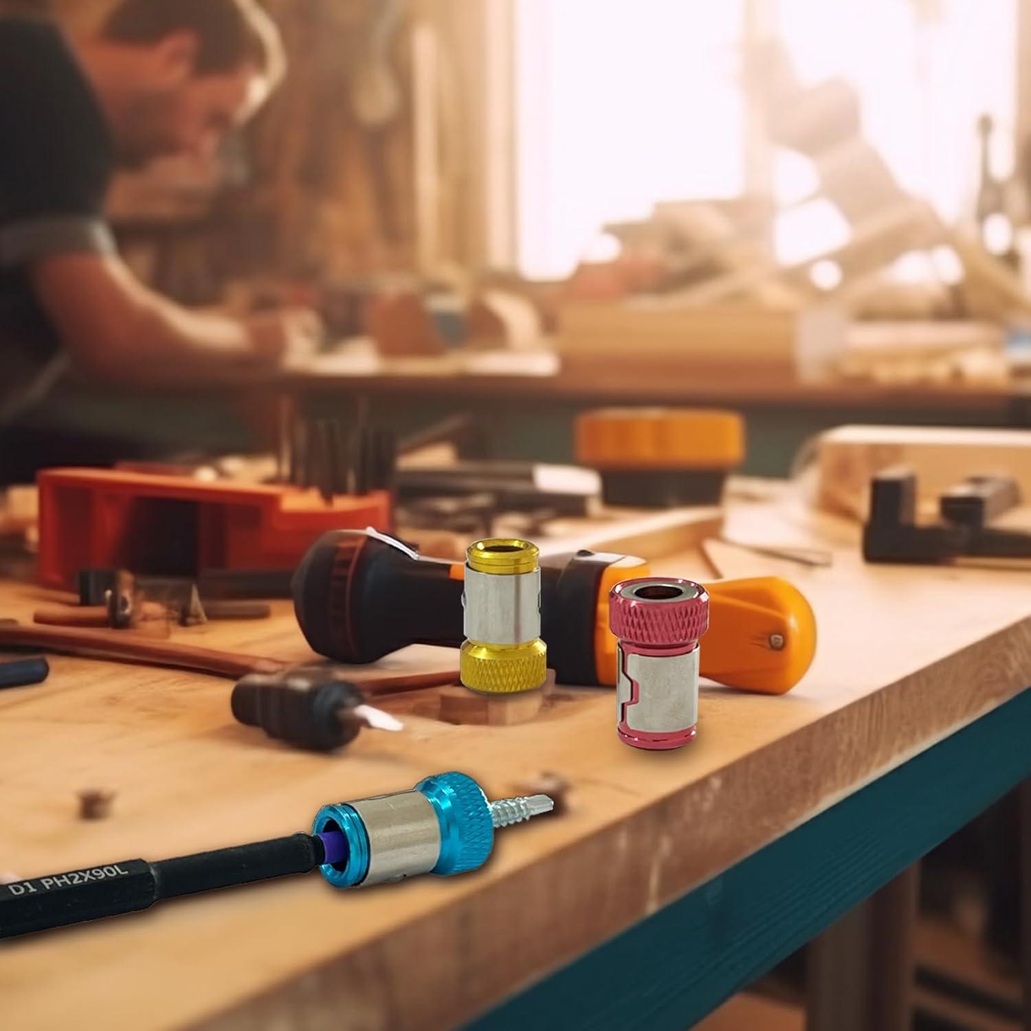 Anillo Magnético de Cabeza de Destornillador TIEEC - 3 Piezas