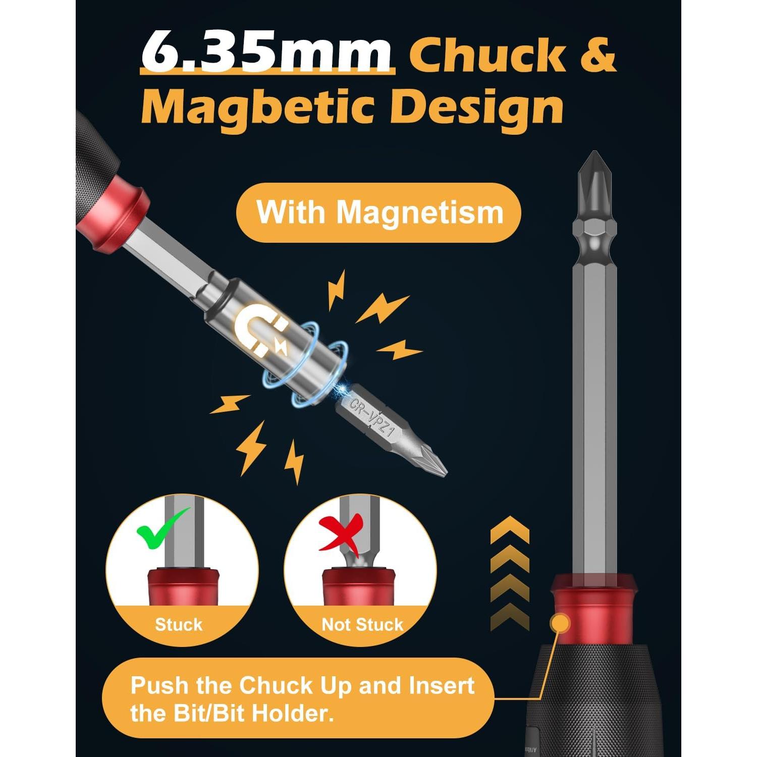 Destornillador Eléctrico Inalámbrico PENTASPI 3.6V 280 RPM