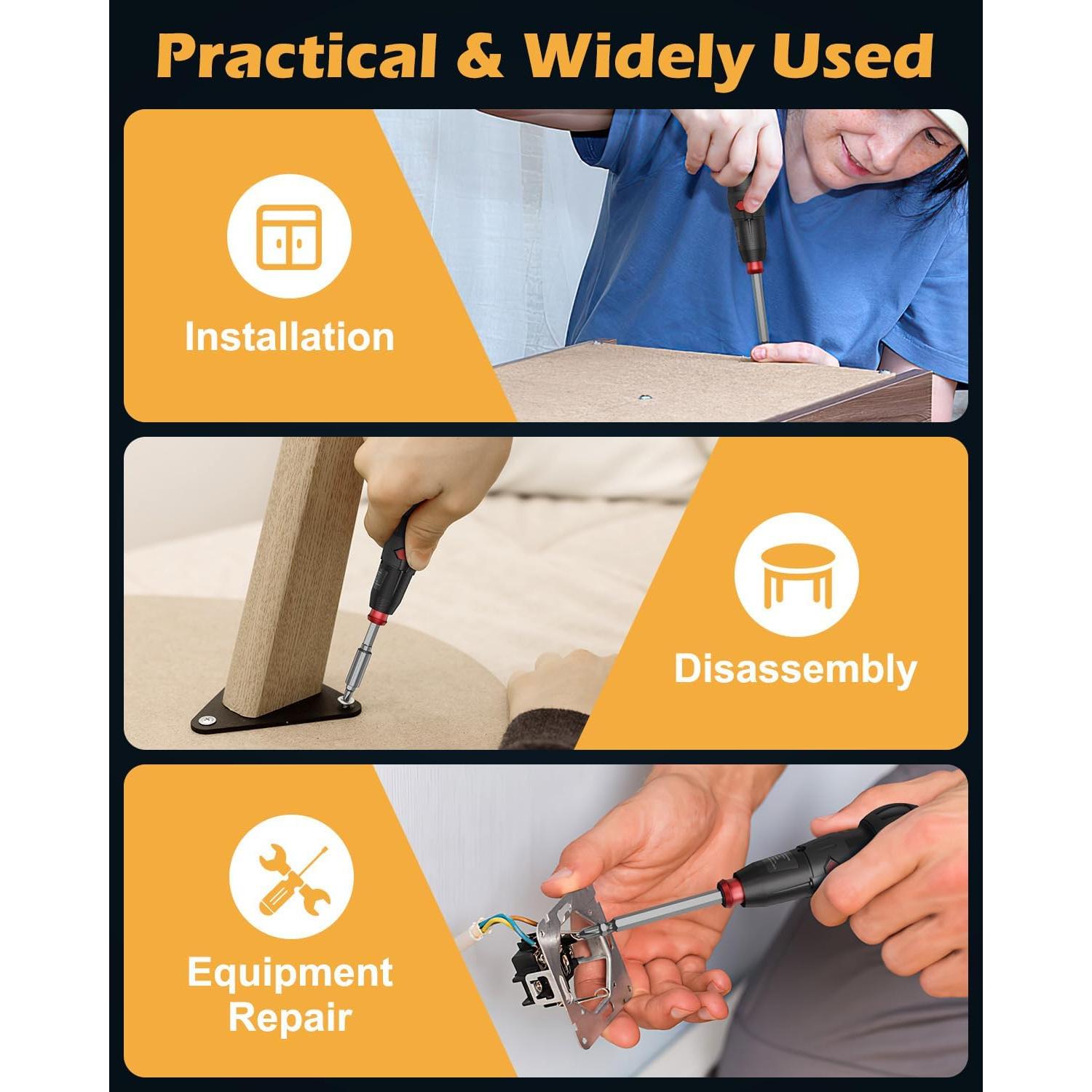 Destornillador Eléctrico Inalámbrico PENTASPI 3.6V 280 RPM