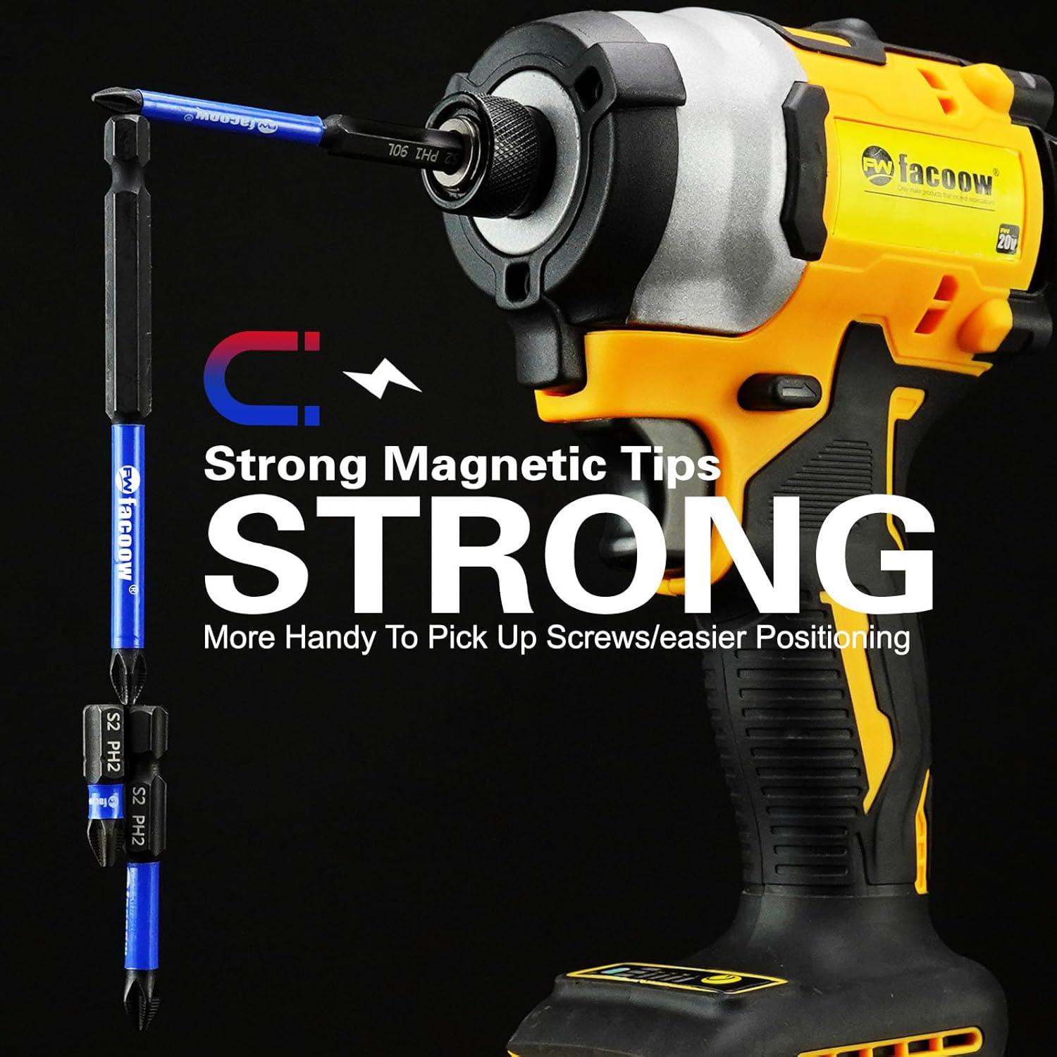 Juego de 16 Puntas de Destornillador Phillips Facoow S2