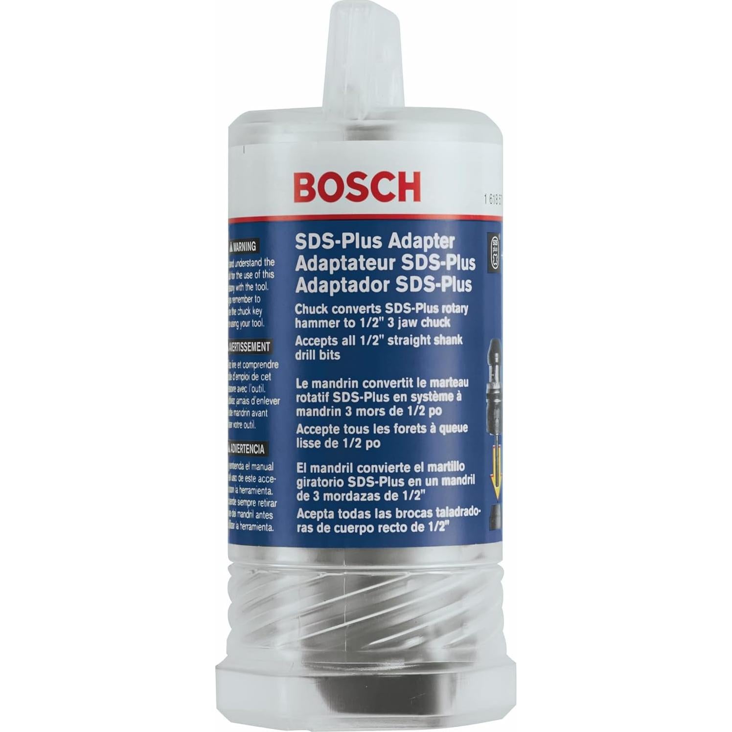 Chuck SDS-plus Bosch 1618571014 1/2" con Adaptador