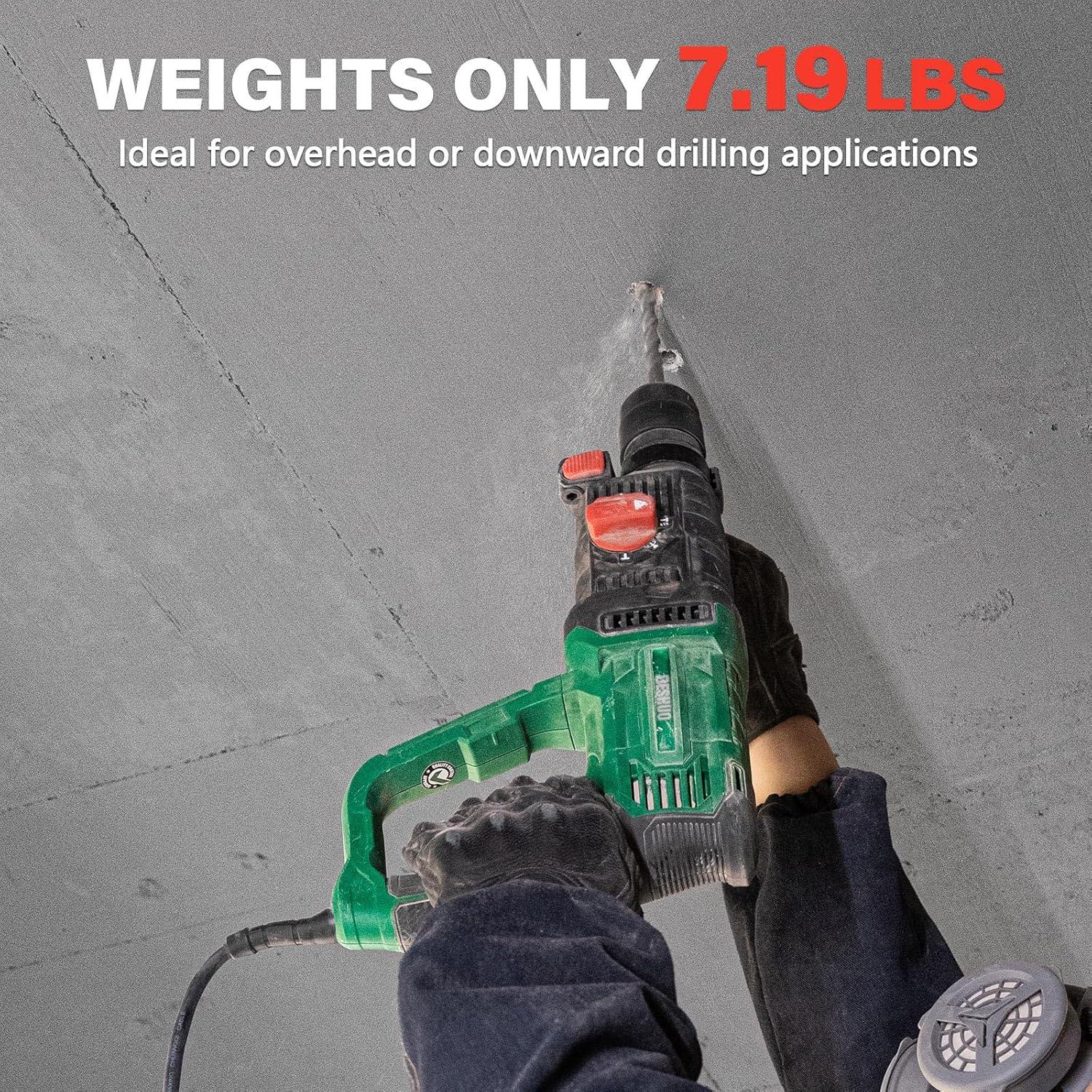 Martillo Rotativo Ligero DESHUO LD26 1050W 4 Funciones SDS-Plus