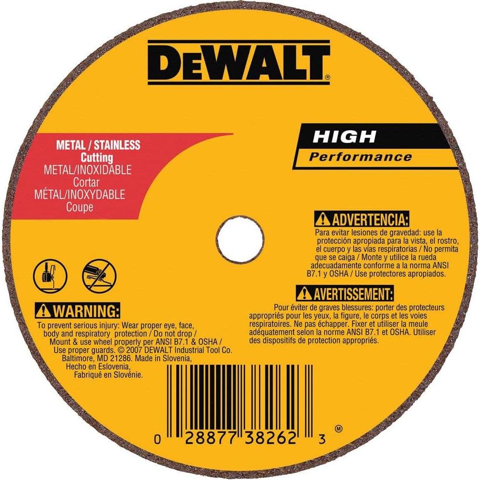 Rueda de Corte DeWalt DW8716 4" x 1/16" A36T