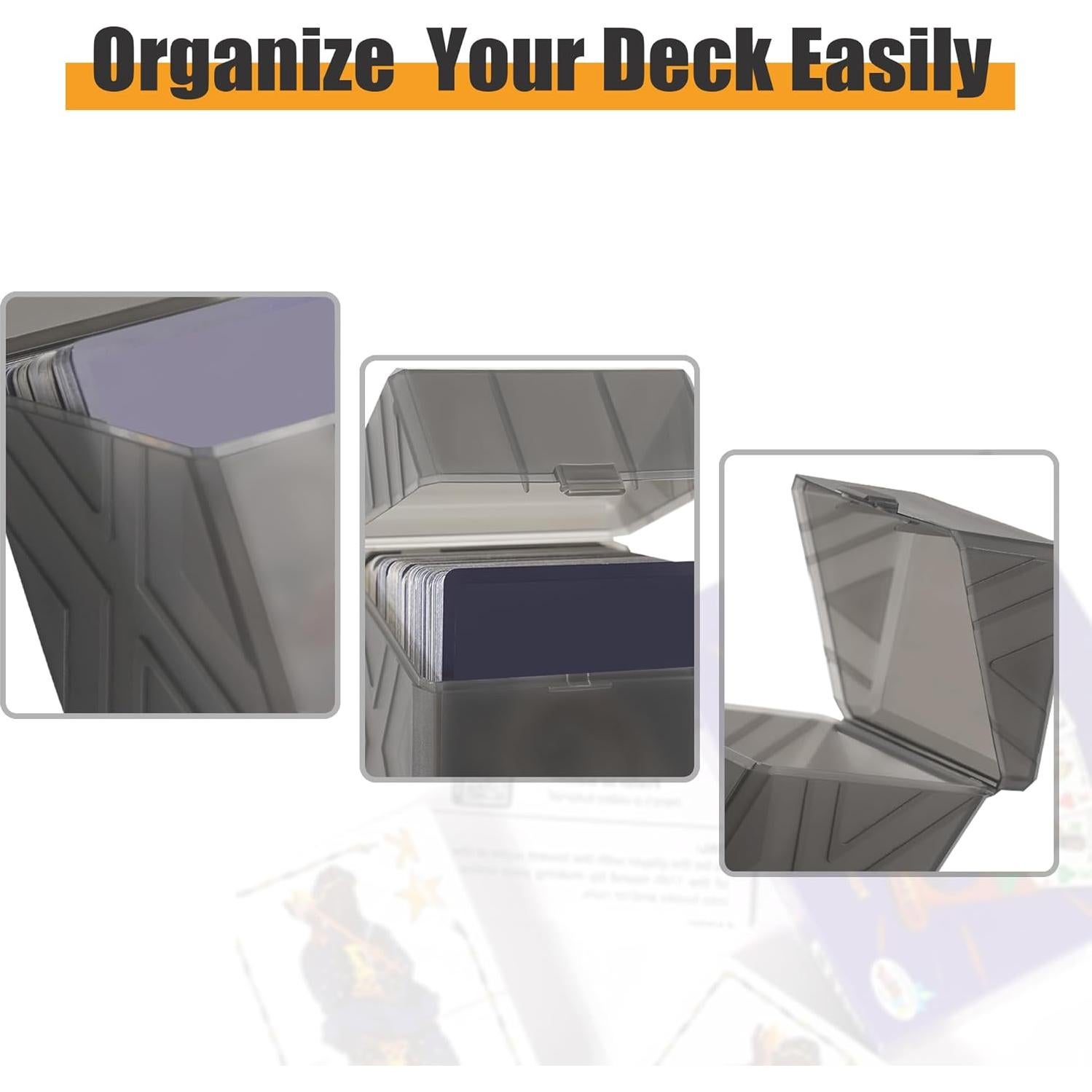 Estuche organizador de cartas coleccionables RHCOM - 6 cajas