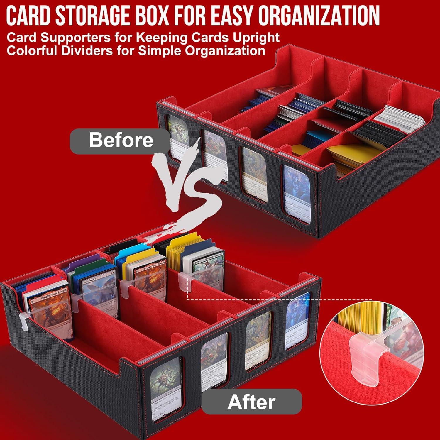Caja de Almacenamiento de Cartas OUTOTO 3200+ con Divisores