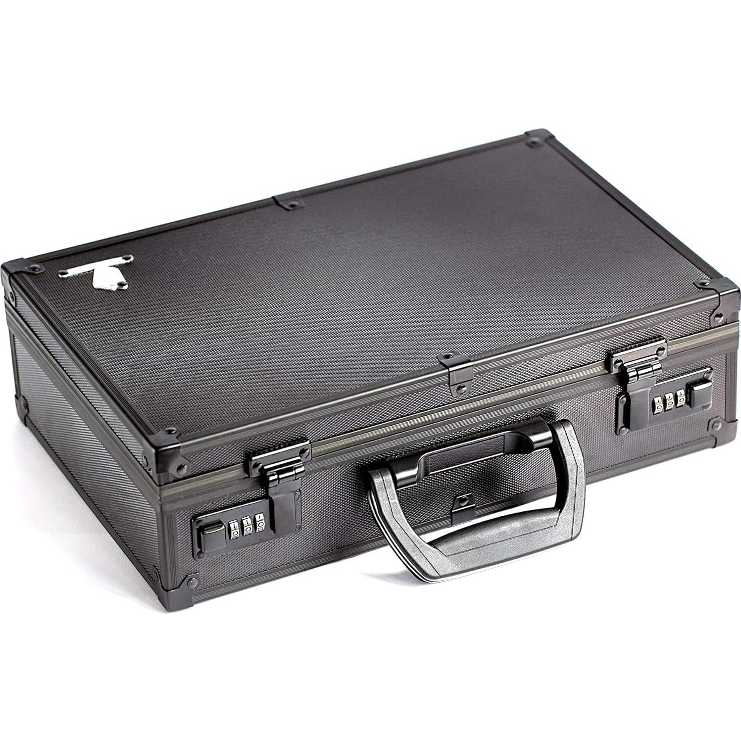 Caja de Almacenamiento KakapopoTCG Negra con Cerradura y Divisores