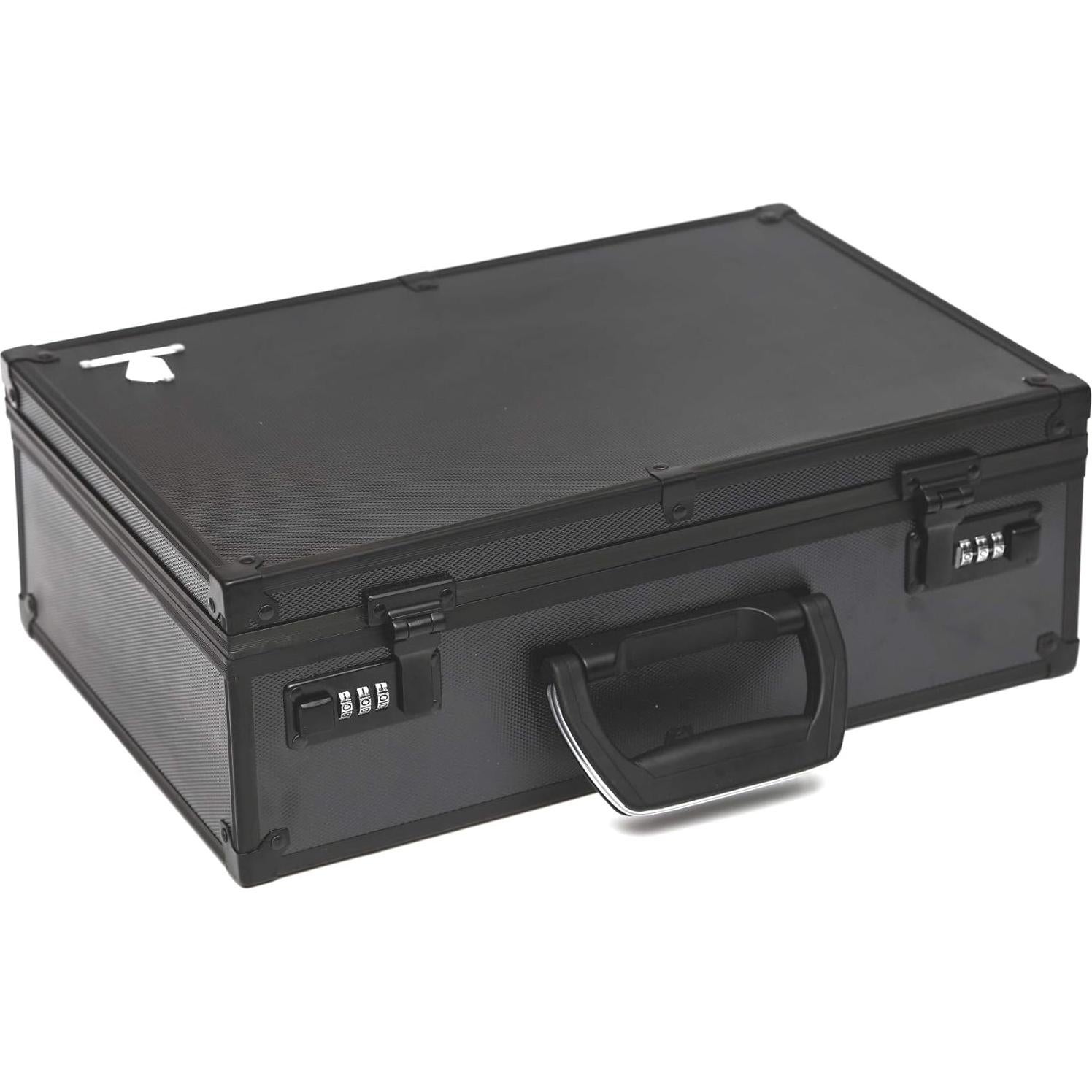 Caja de Almacenamiento KakapopoTCG Negra con Cerradura y Paredes Deslizantes