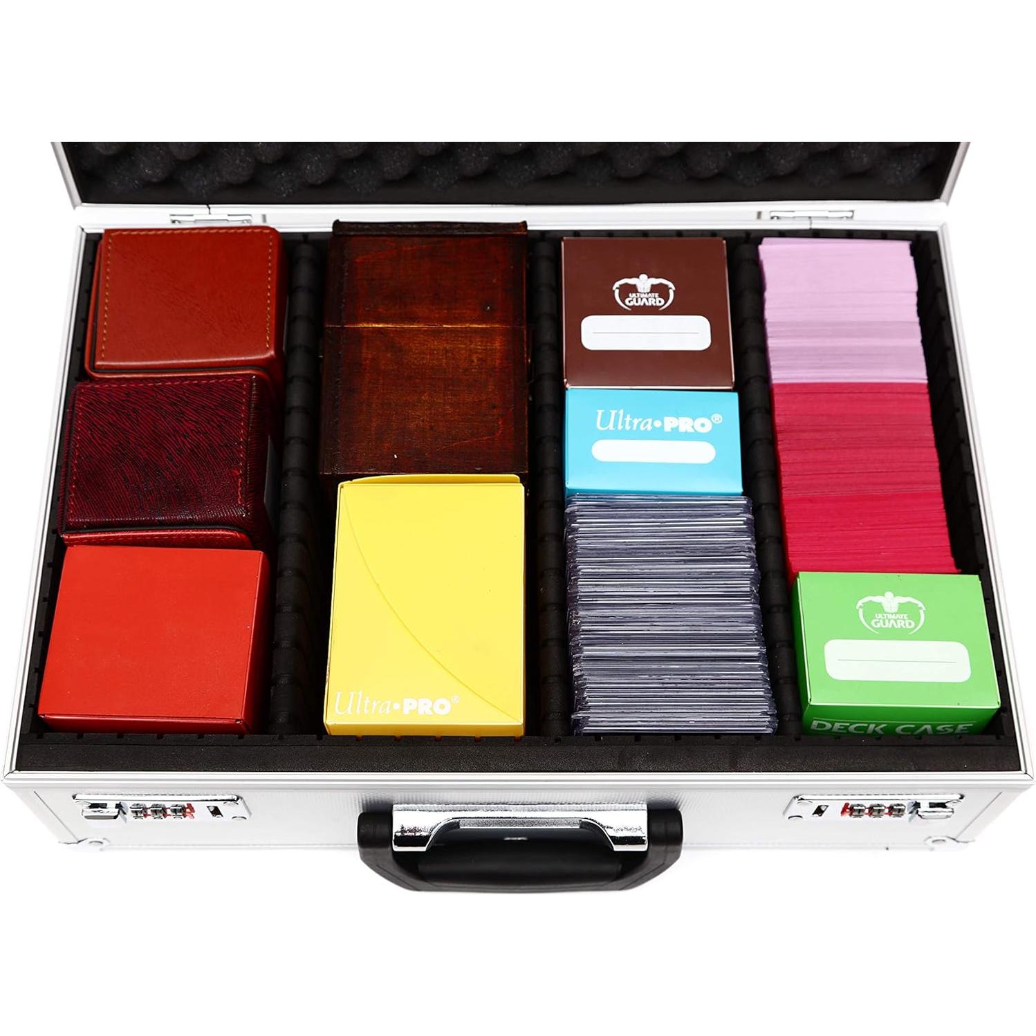 Caja de Almacenamiento KakapopoTCG Negra con Cerradura y Paredes Deslizantes