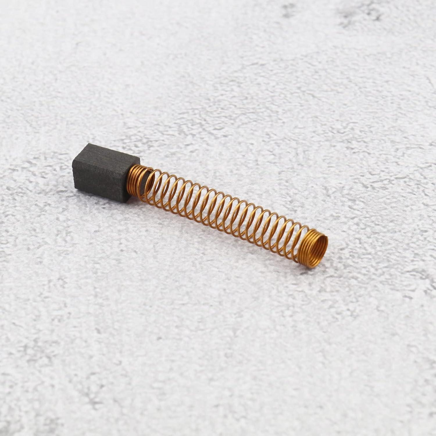 Cepillos de Carbón ECSiNG 4 Pcs para BLACK & DECKER KR70 6.3x6.3x11mm