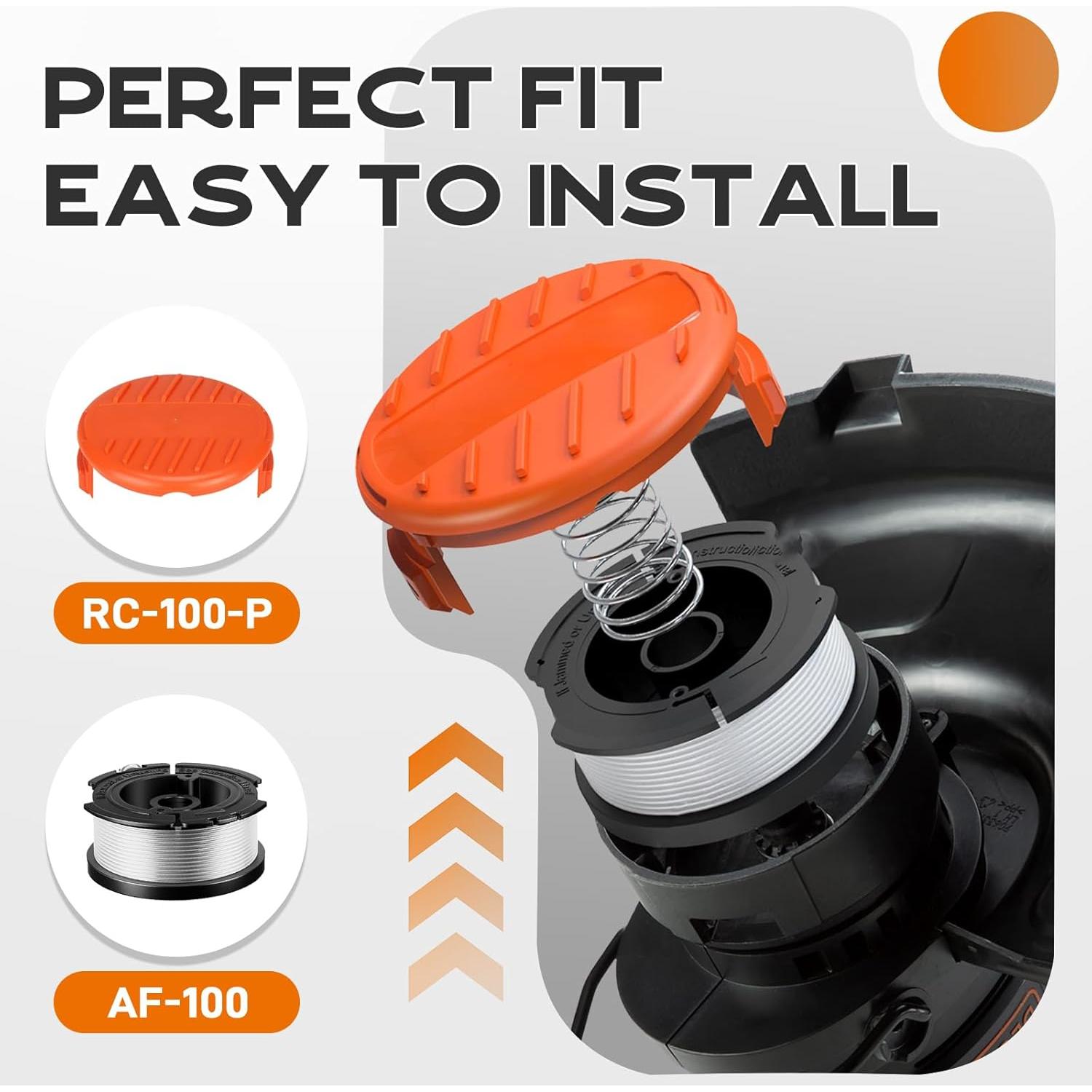 Carrete de Desmalezadora Kousika AF-100 Compatible Black and Decker