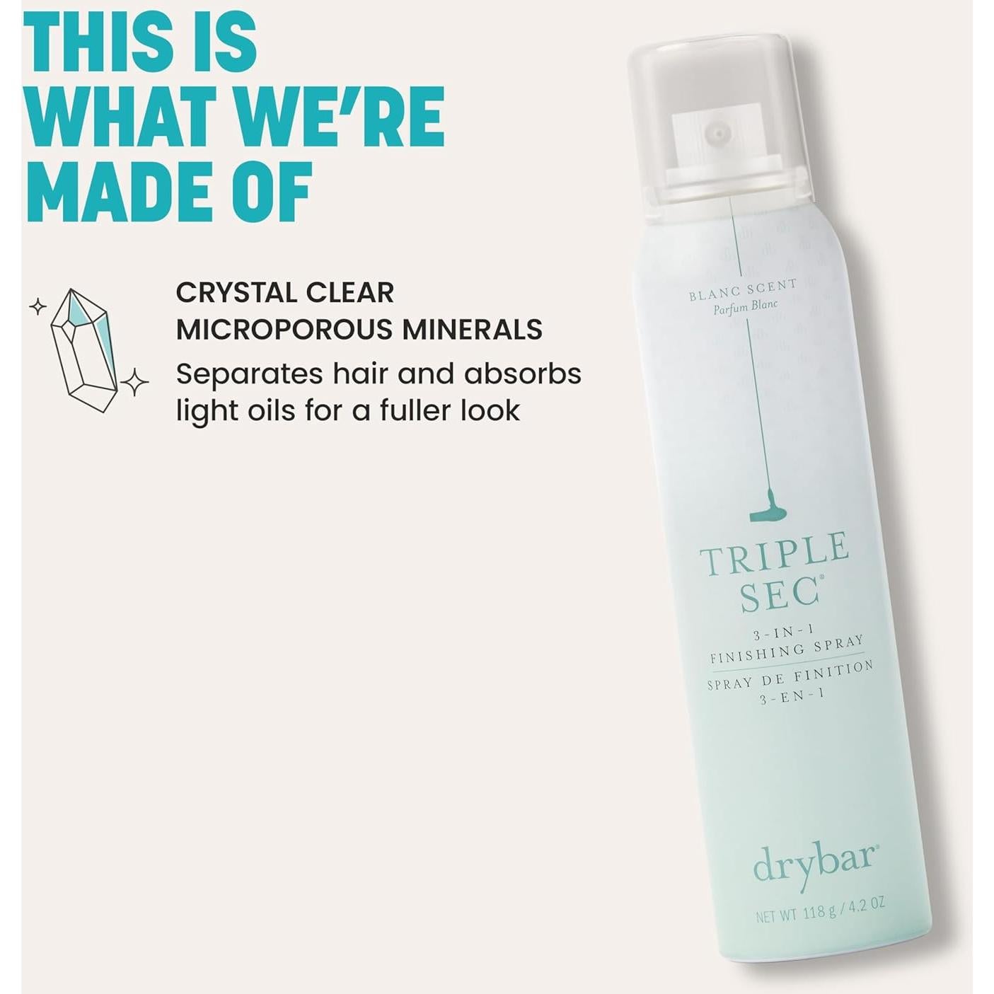 Spray Acabado 3-en-1 Drybar Triple Sec 45g - Textura y Volumen