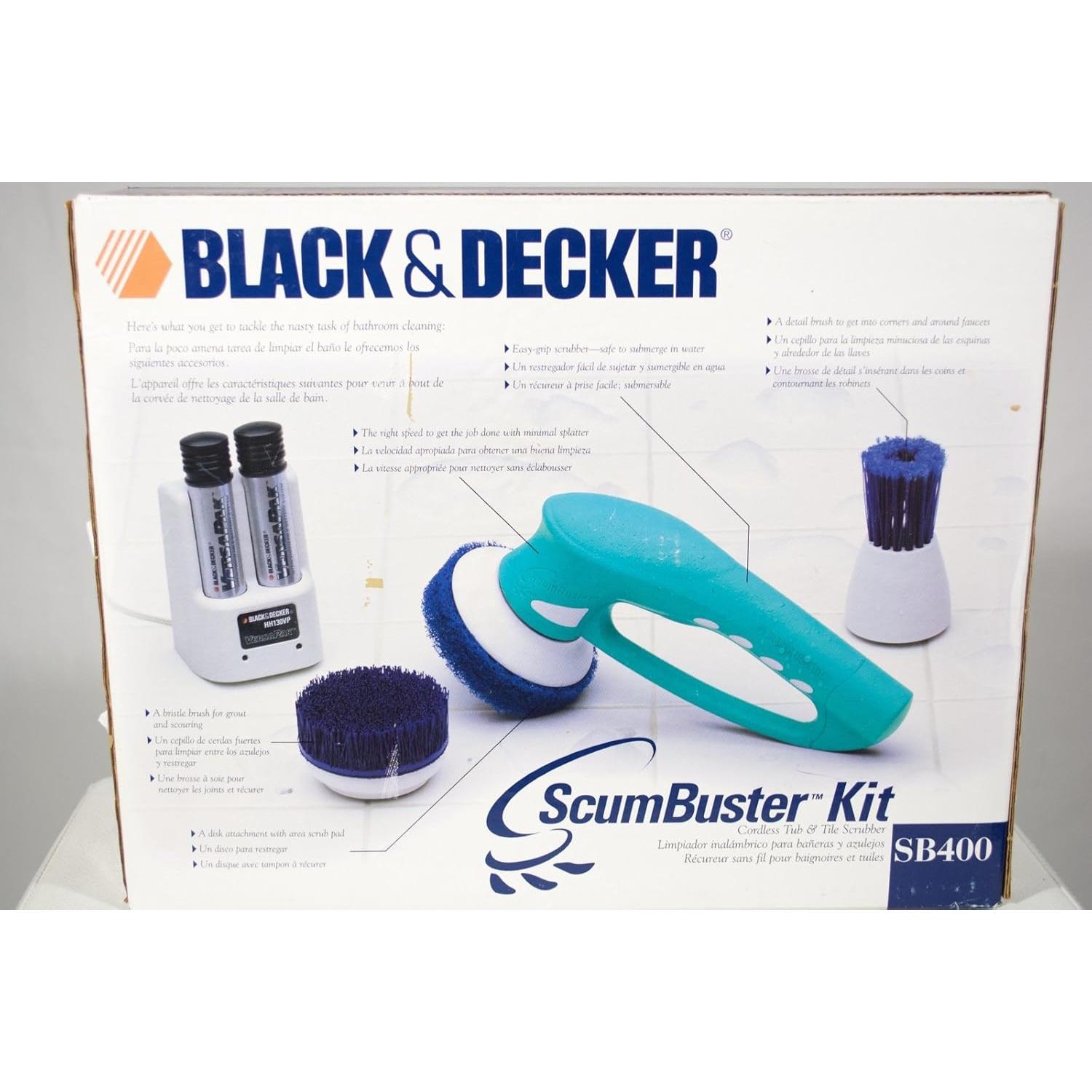 Limpiador Inalámbrico Black & Decker ScumBuster SB400