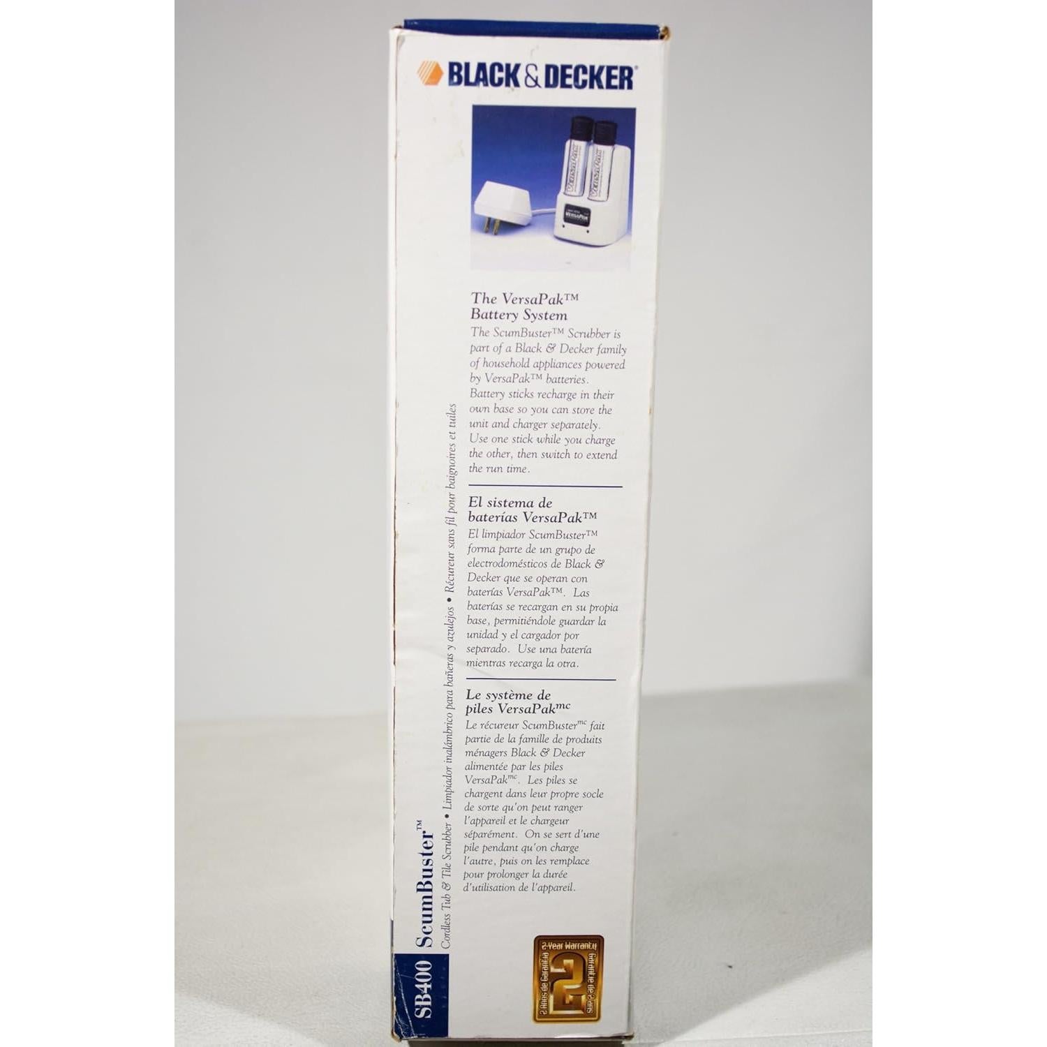 Limpiador Inalámbrico Black & Decker ScumBuster SB400