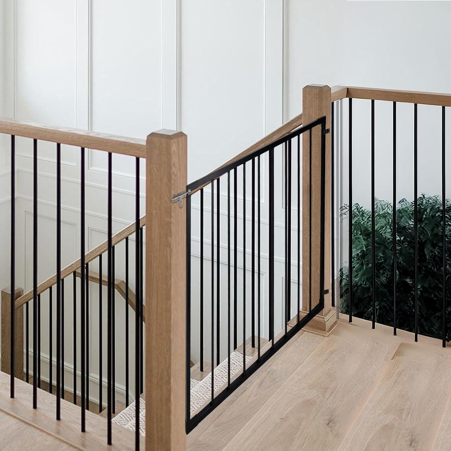 Kit Puerta de Cerca para Deck JTZFD 109.2x12.7 cm Negro