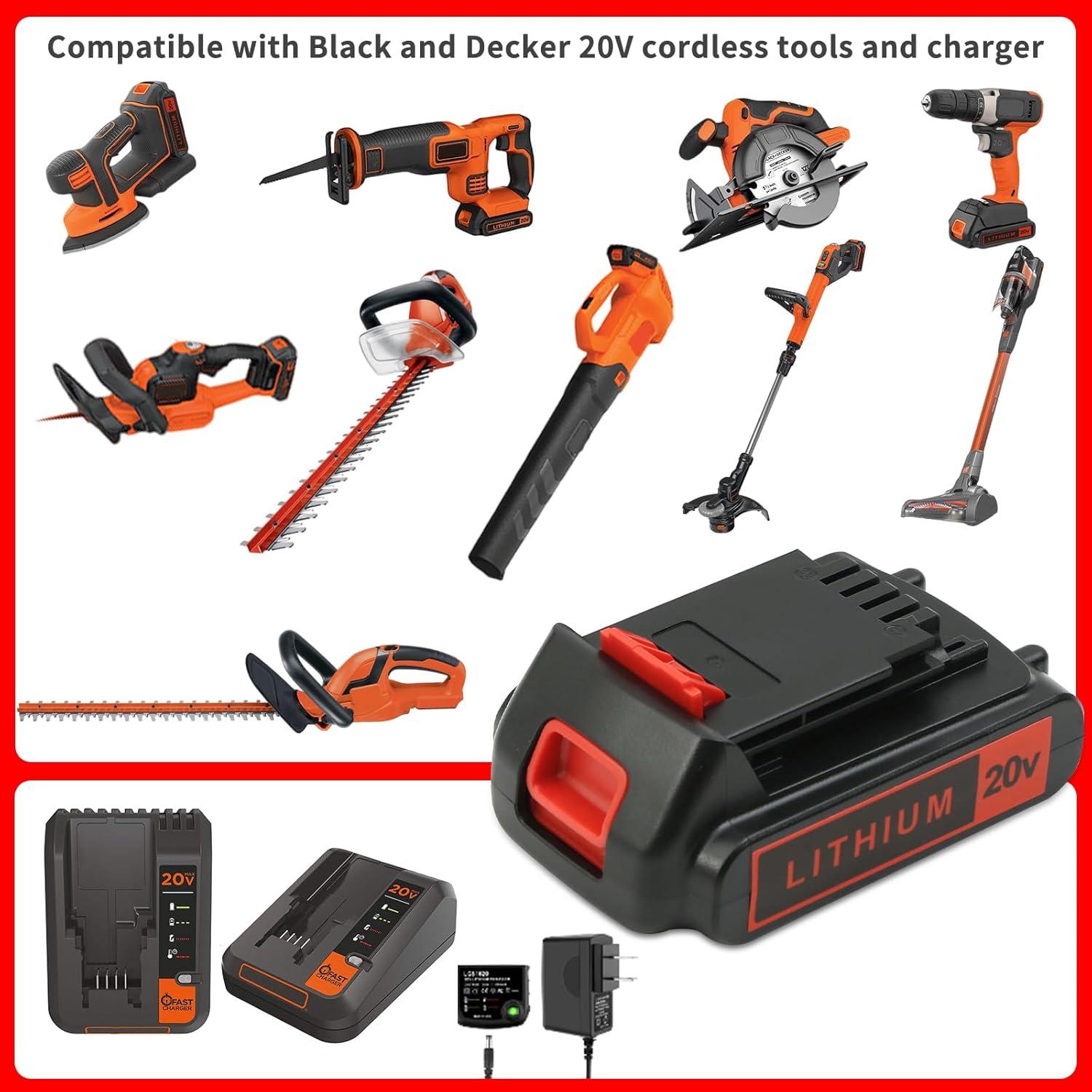 Batería de Litio 4.0Ah Bmcot Compatible Black & Decker 20V