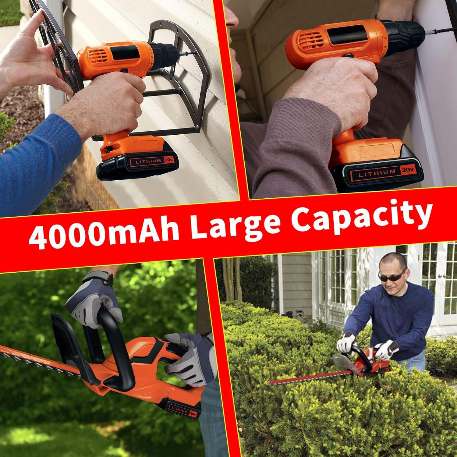 Batería de Litio 4.0Ah Bmcot Compatible Black & Decker 20V